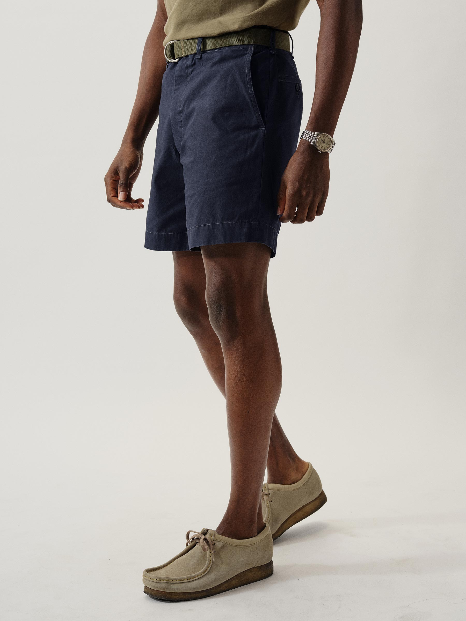 Dress Navy Venice Wash Parachute Poplin Carry-On 6.5" Short - Image 3