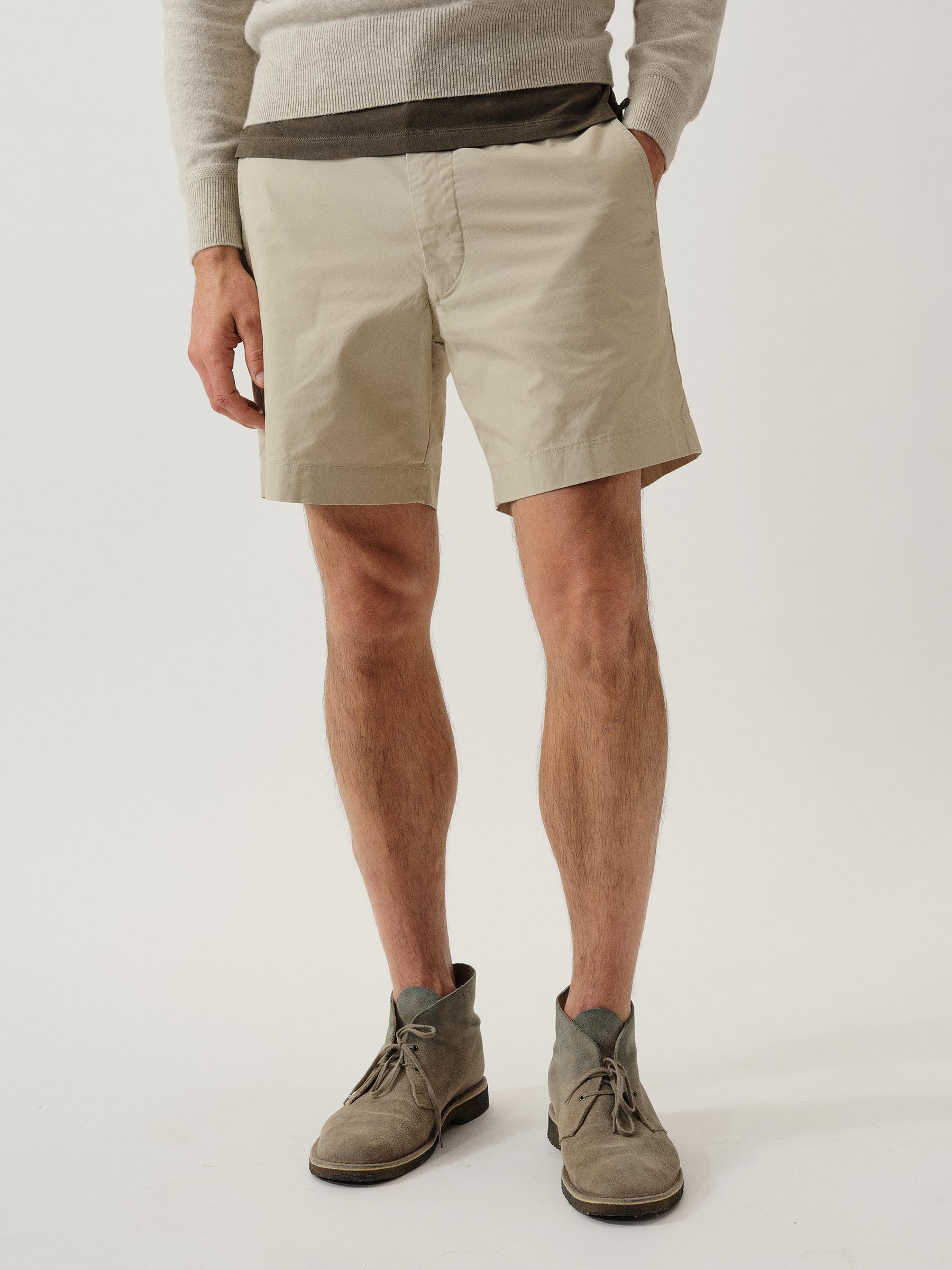 Sand Venice Wash Parachute Poplin Carry-On 6.5" Short