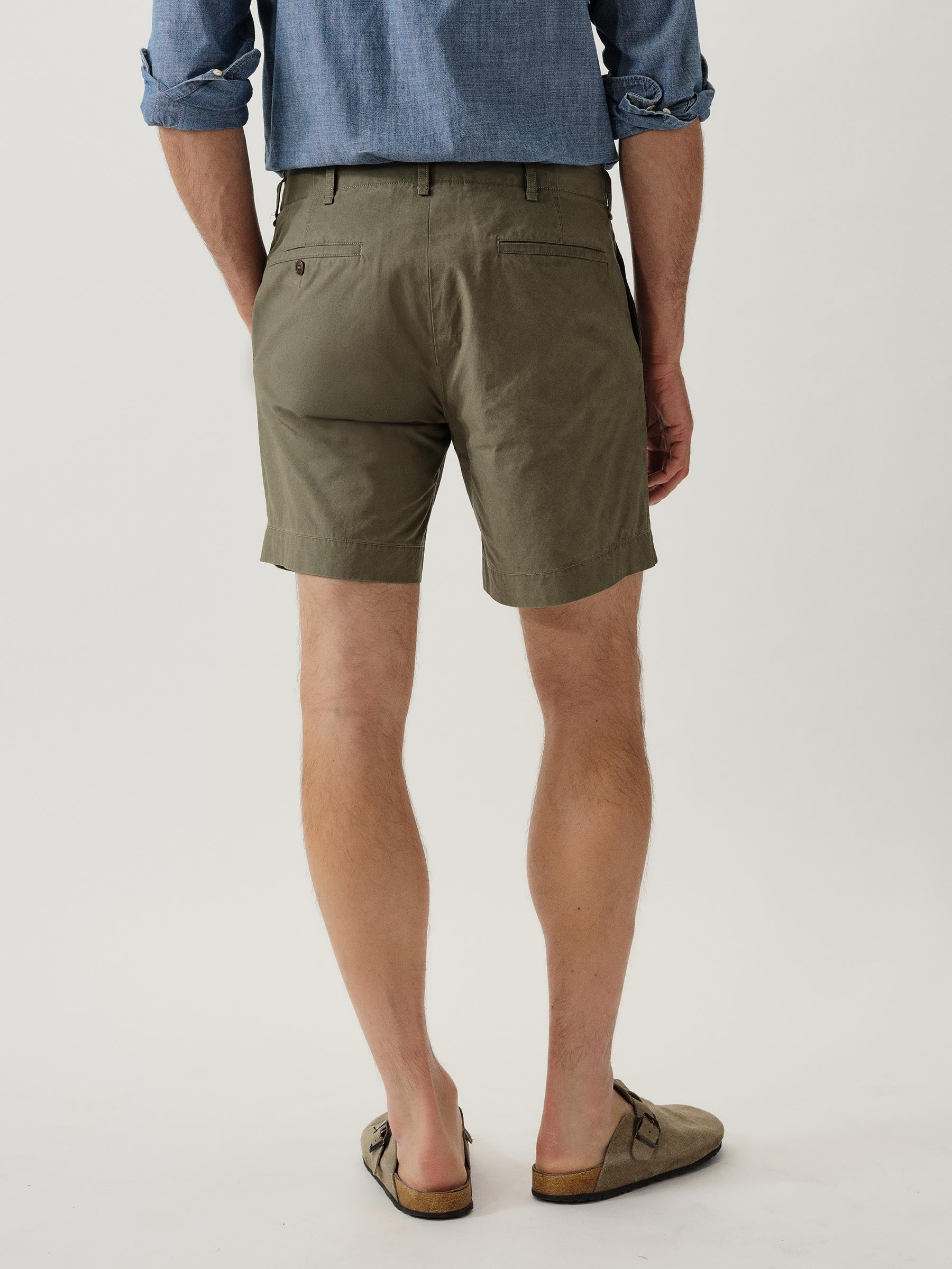 Tanker Green Venice Wash Parachute Poplin Carry-On 6.5" Short - Image 4