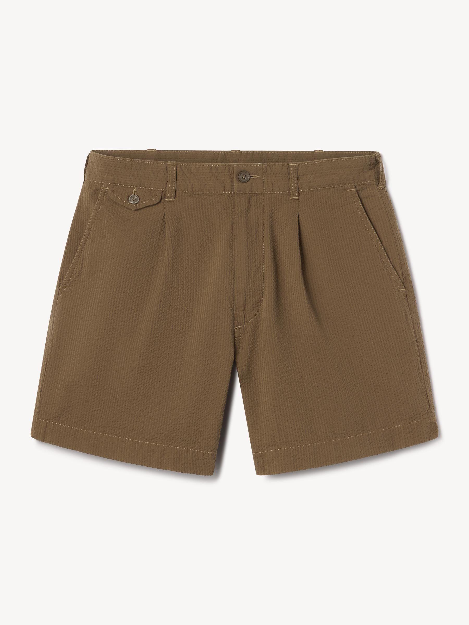 Alternative view of Walnut Lightweight Seersucker Carry-On Larsen Short