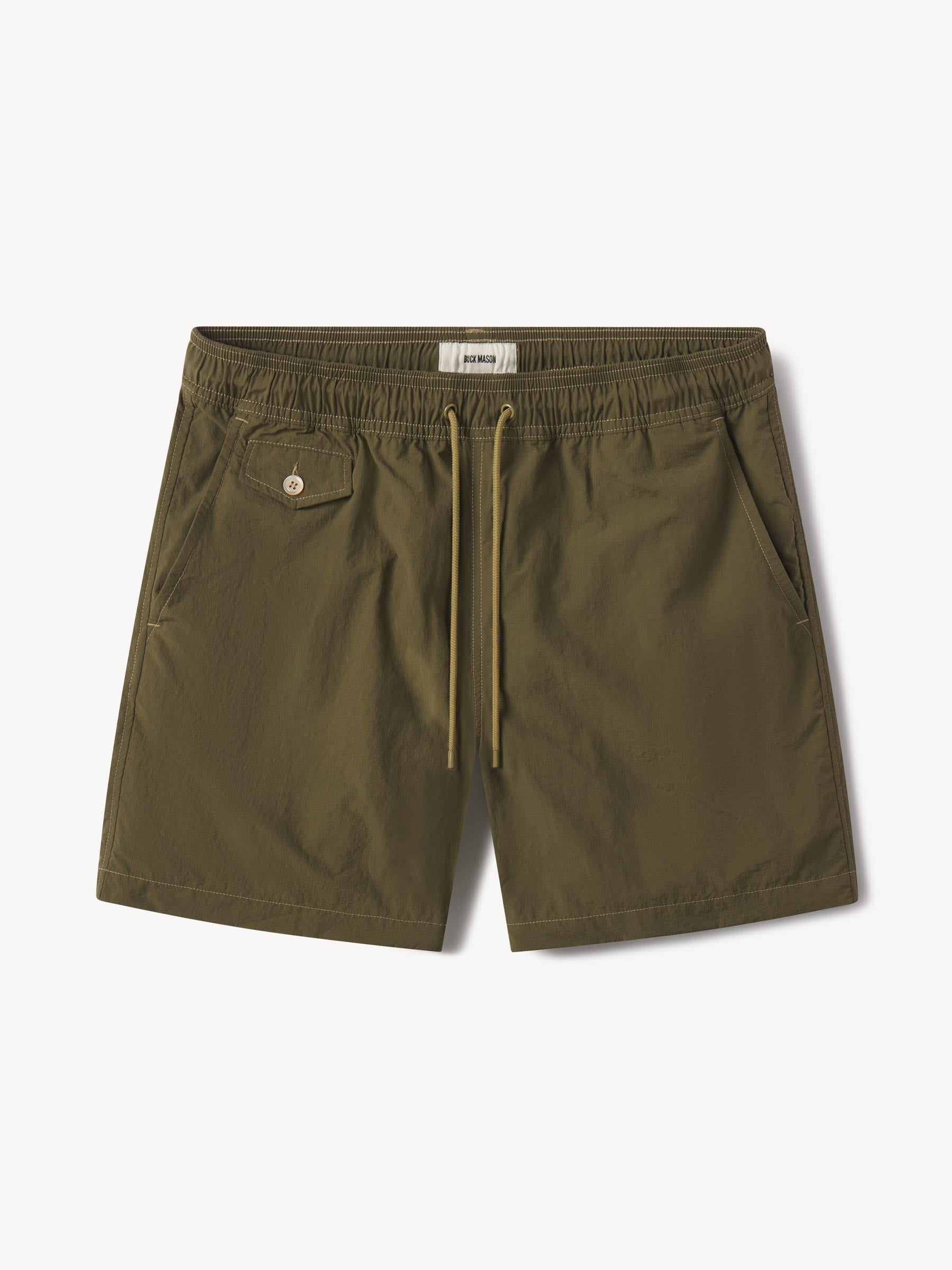 Olive Drab Diver Cloth Swim Short