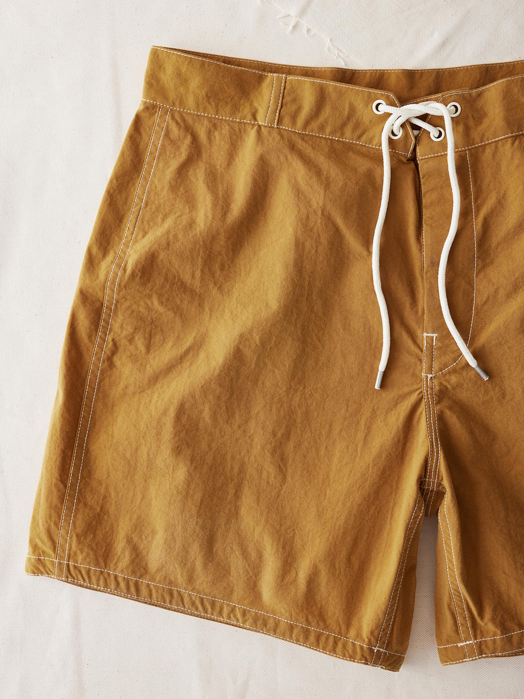 Gold Japanese Oxford Board Short