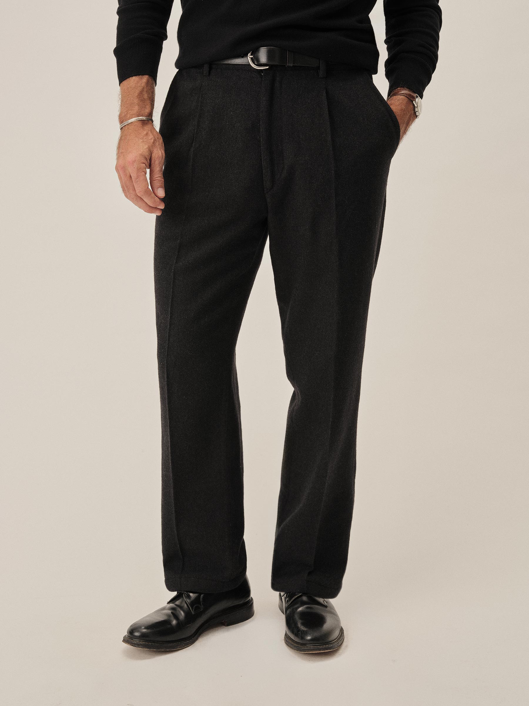 Alternative view of Charcoal Cloudloom Cotton Wool Romeo Pant