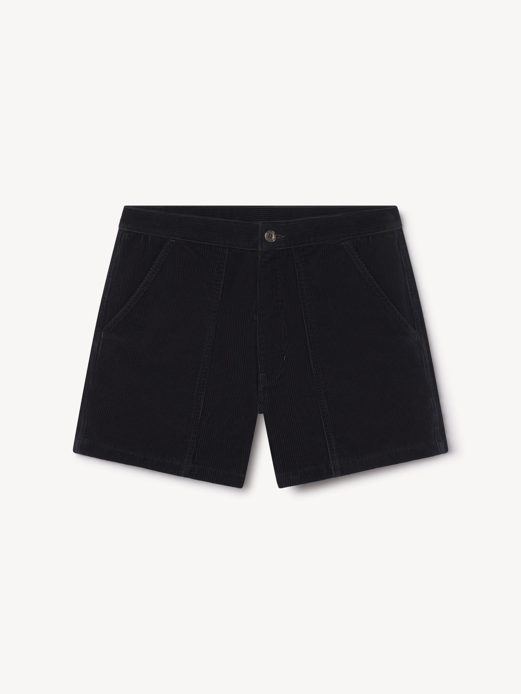 Dark Navy Cord Beach Cruiser Short