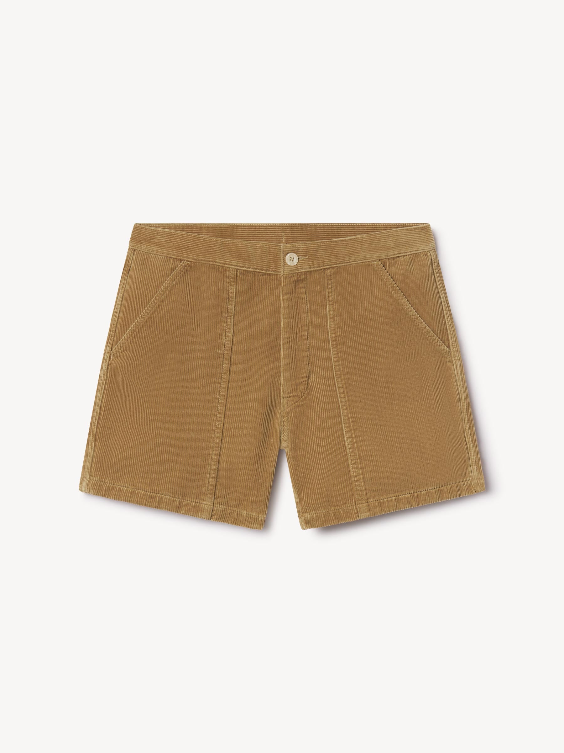Alternative view of Warm Khaki Cord Beach Cruiser Short