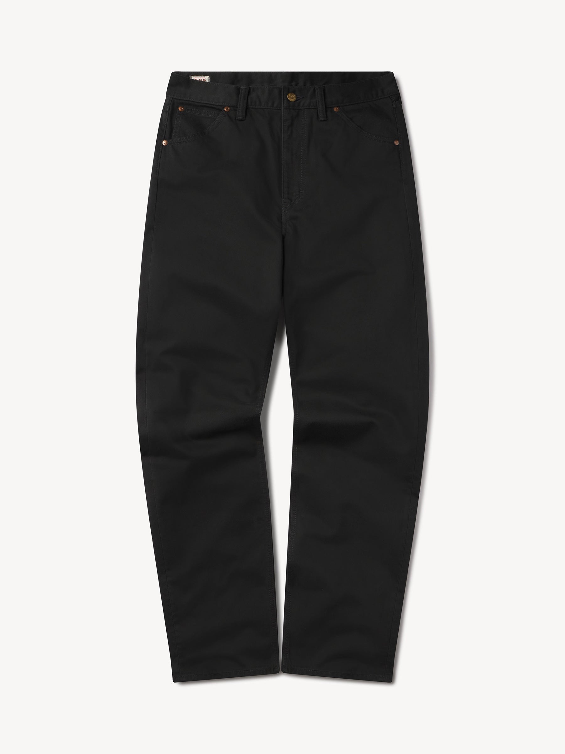 Alternative view of Black Lee X Buck Mason Westerner Jean