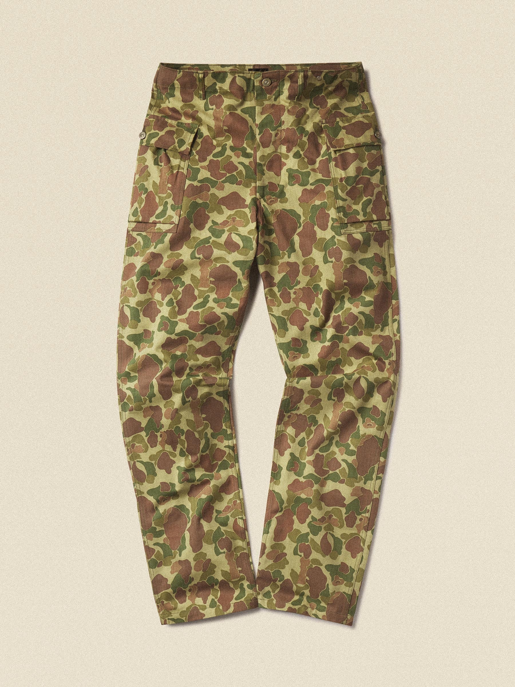 Alternative view of Camouflage Bryceland's X Buck Mason Cotton HBT P13's
