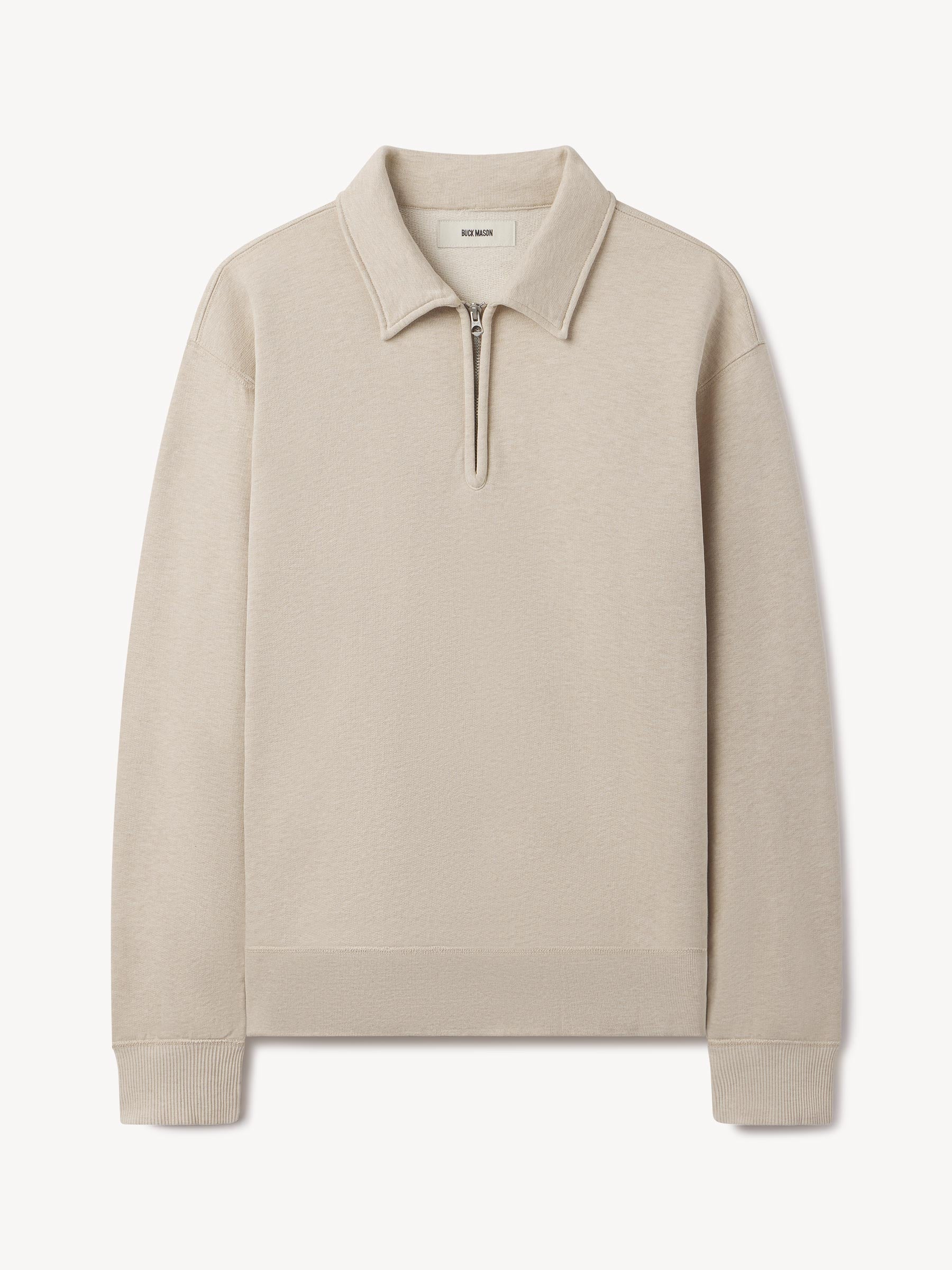 Alternative view of Heather Oat Welterweight Quarter Zip