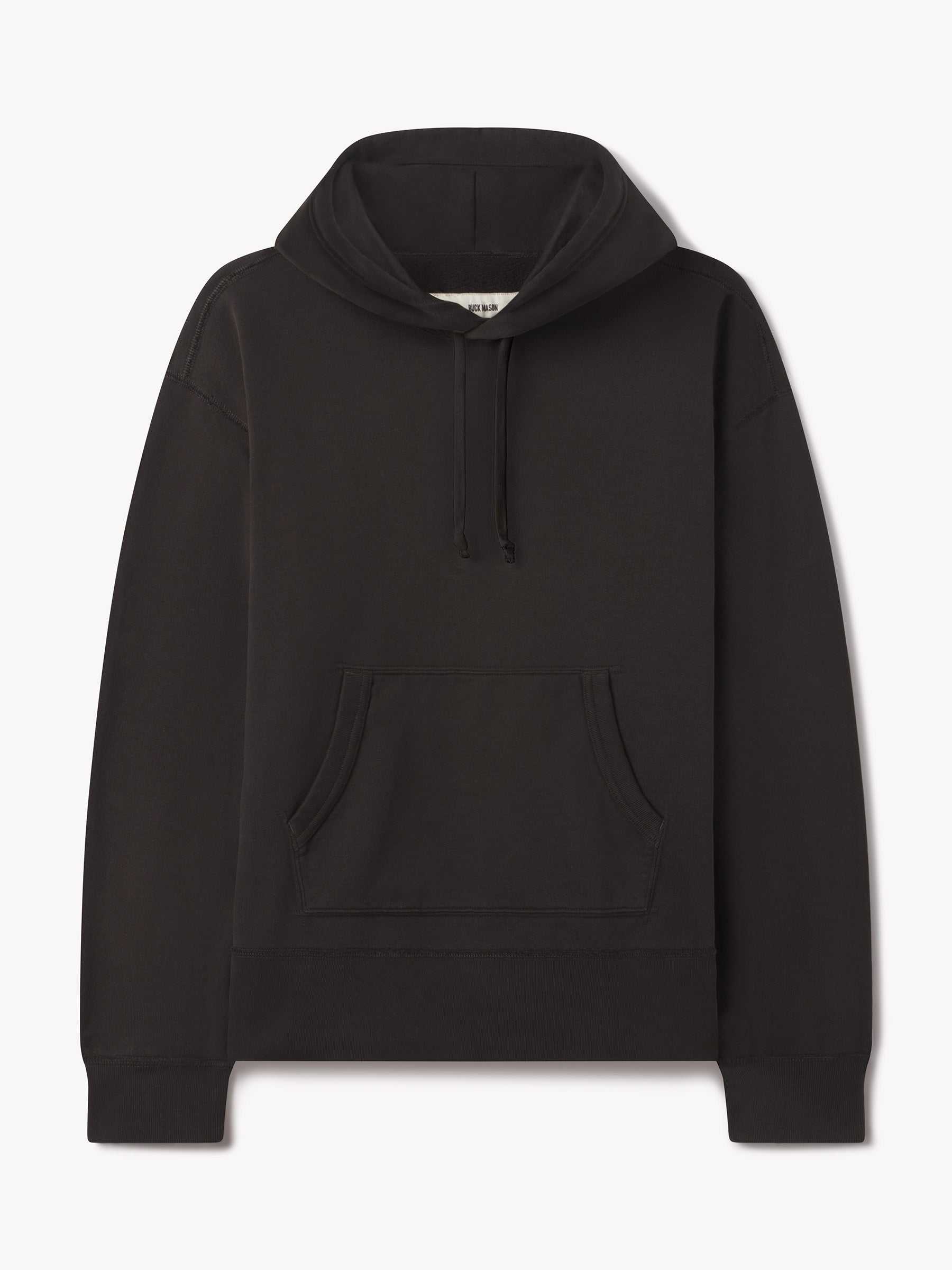 Faded Black Welterweight Hooded Sweatshirt