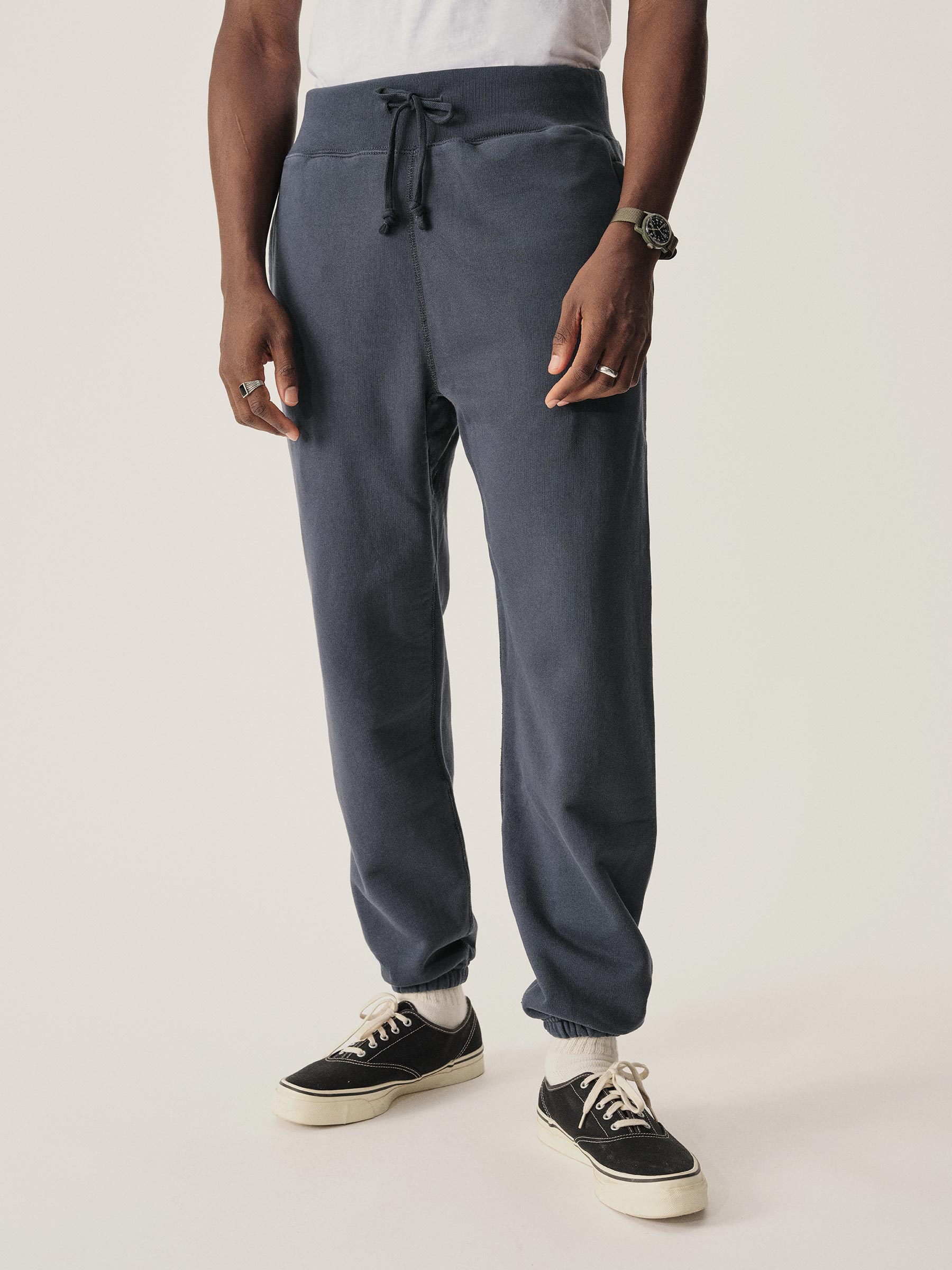 Alternative view of Navy Sunfade Welterweight Sweatpant