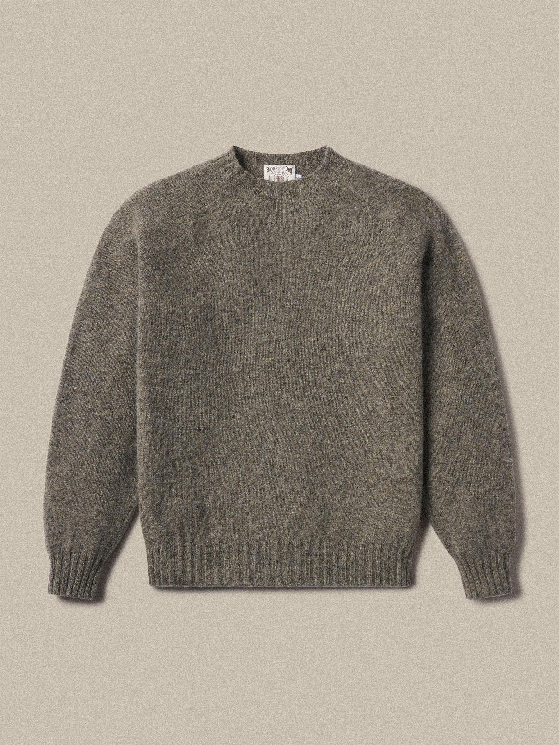 J.Press × Buck Mason Putty Shaggy Dog Sweater