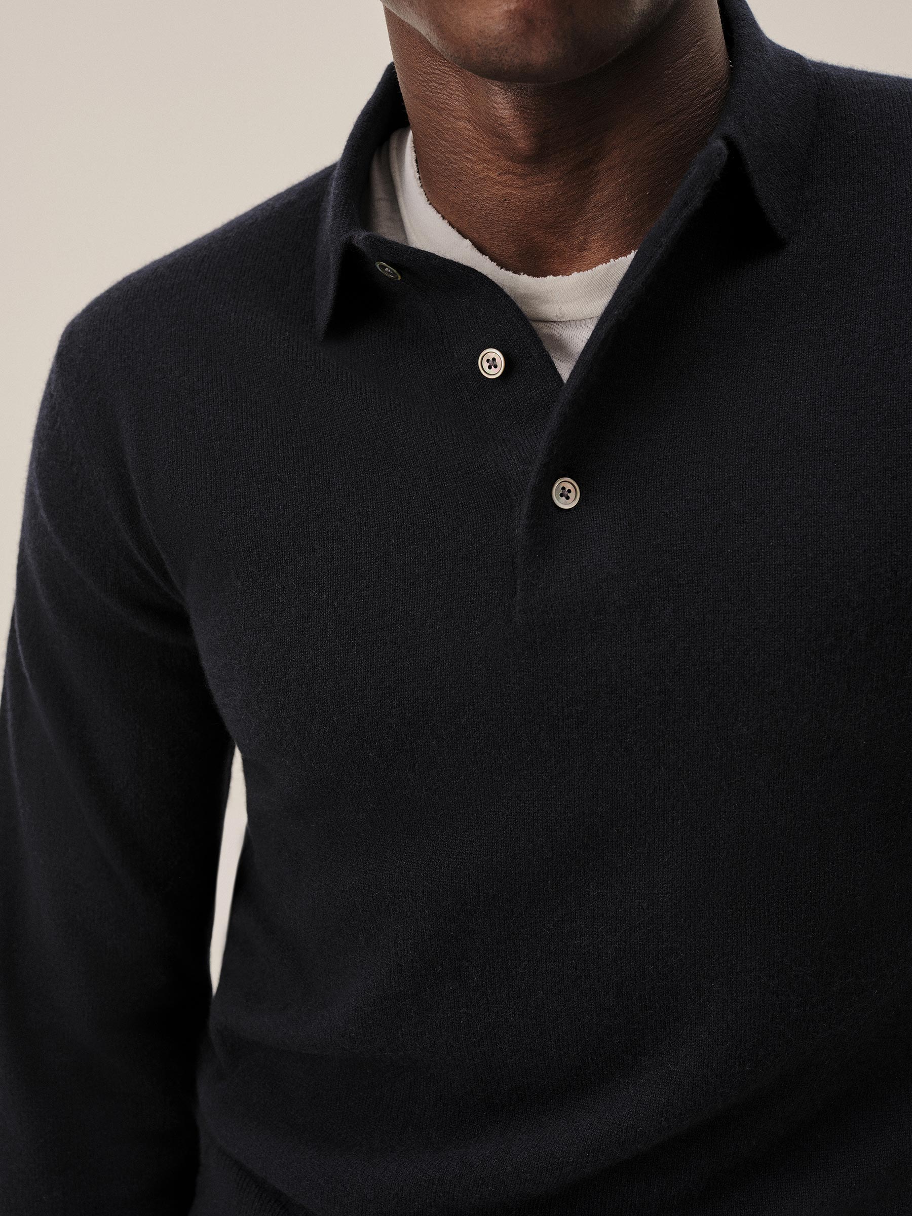 Dress Navy California Cashmere Polo