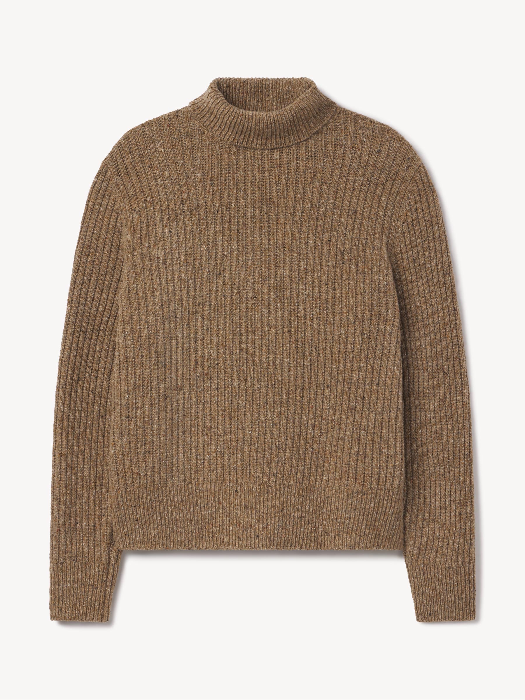 Brimstone Irish Donegal Wool Turtleneck