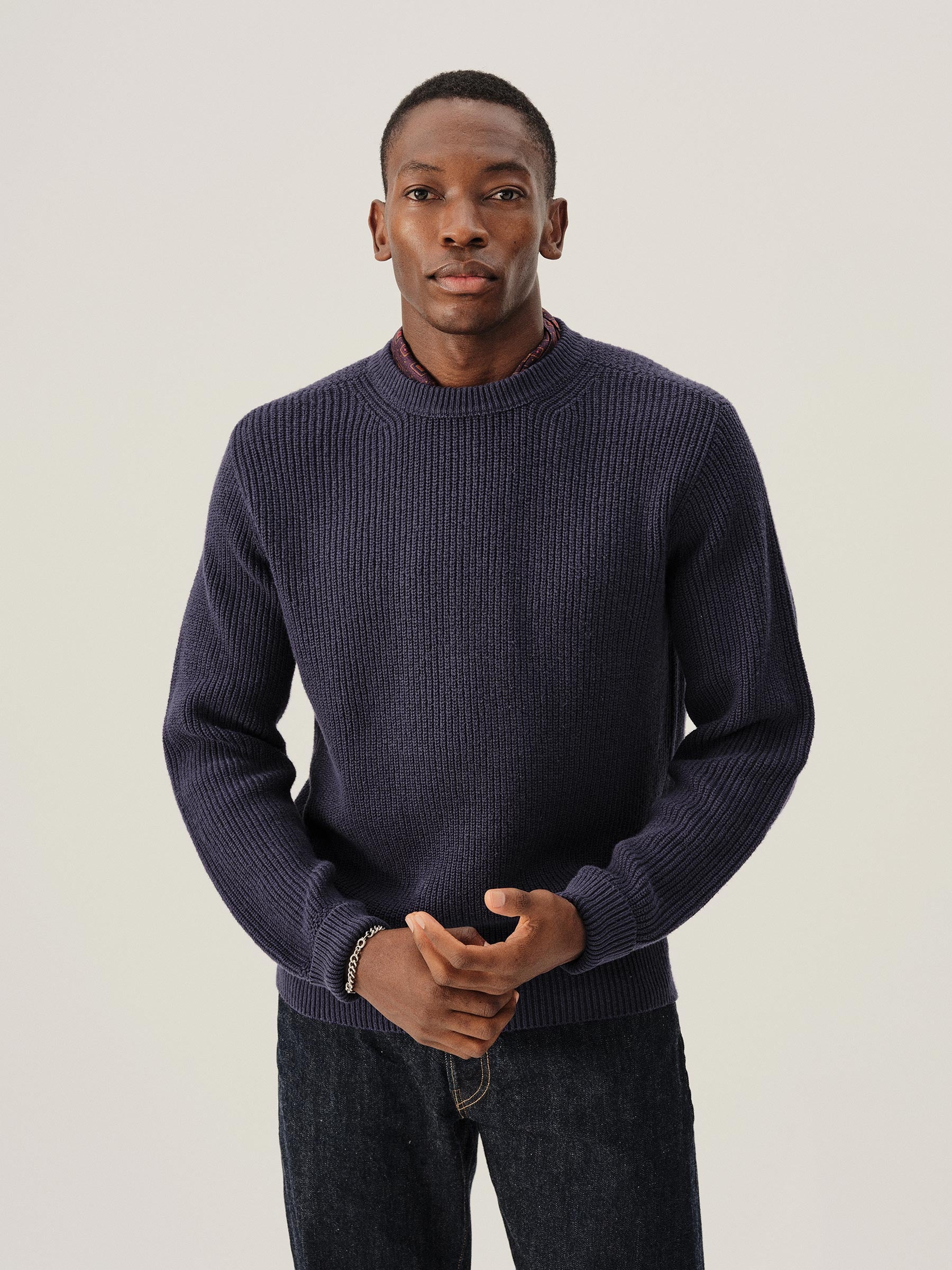 Alternative view of India Ink Seafarer Cotton Rib Crew