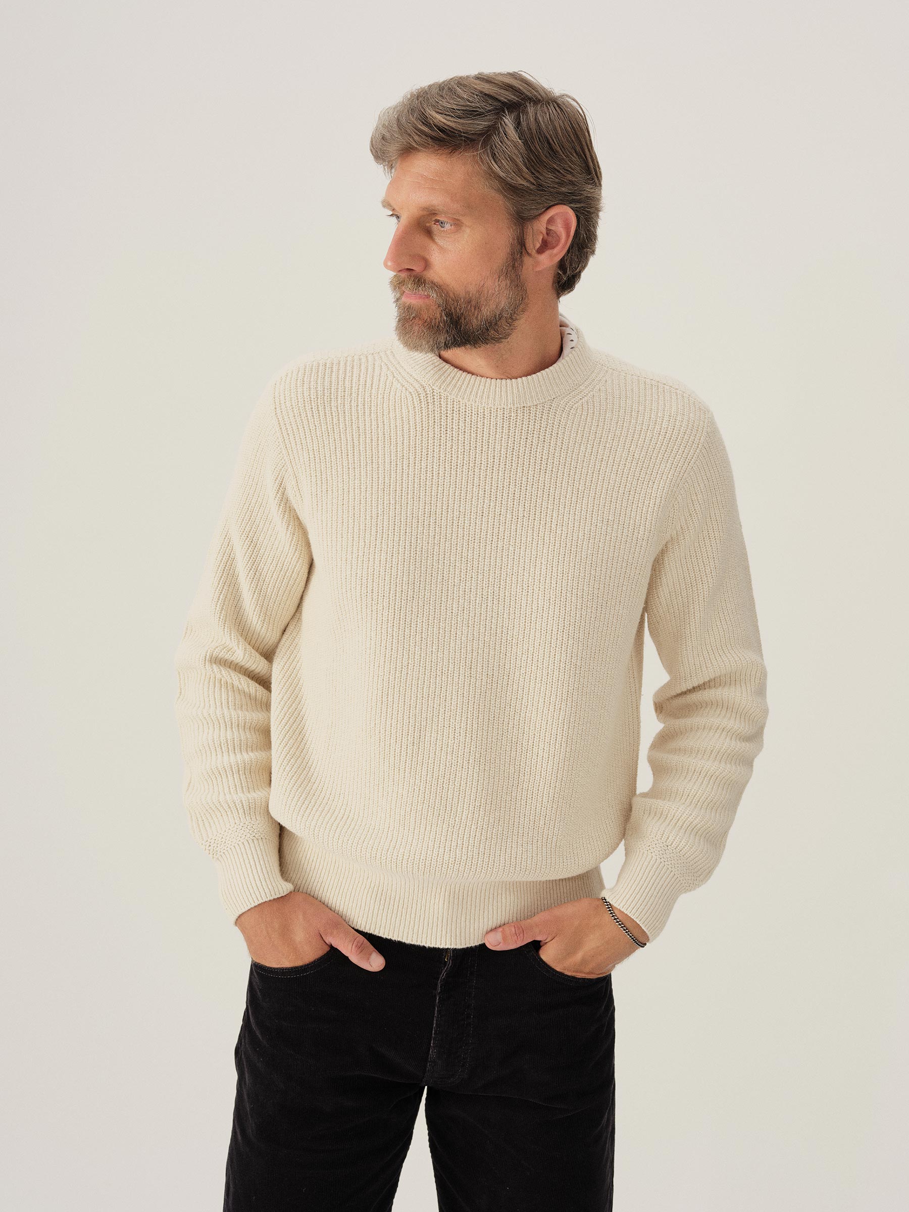 Alternative view of Sand Dollar Seafarer Cotton Rib Crew