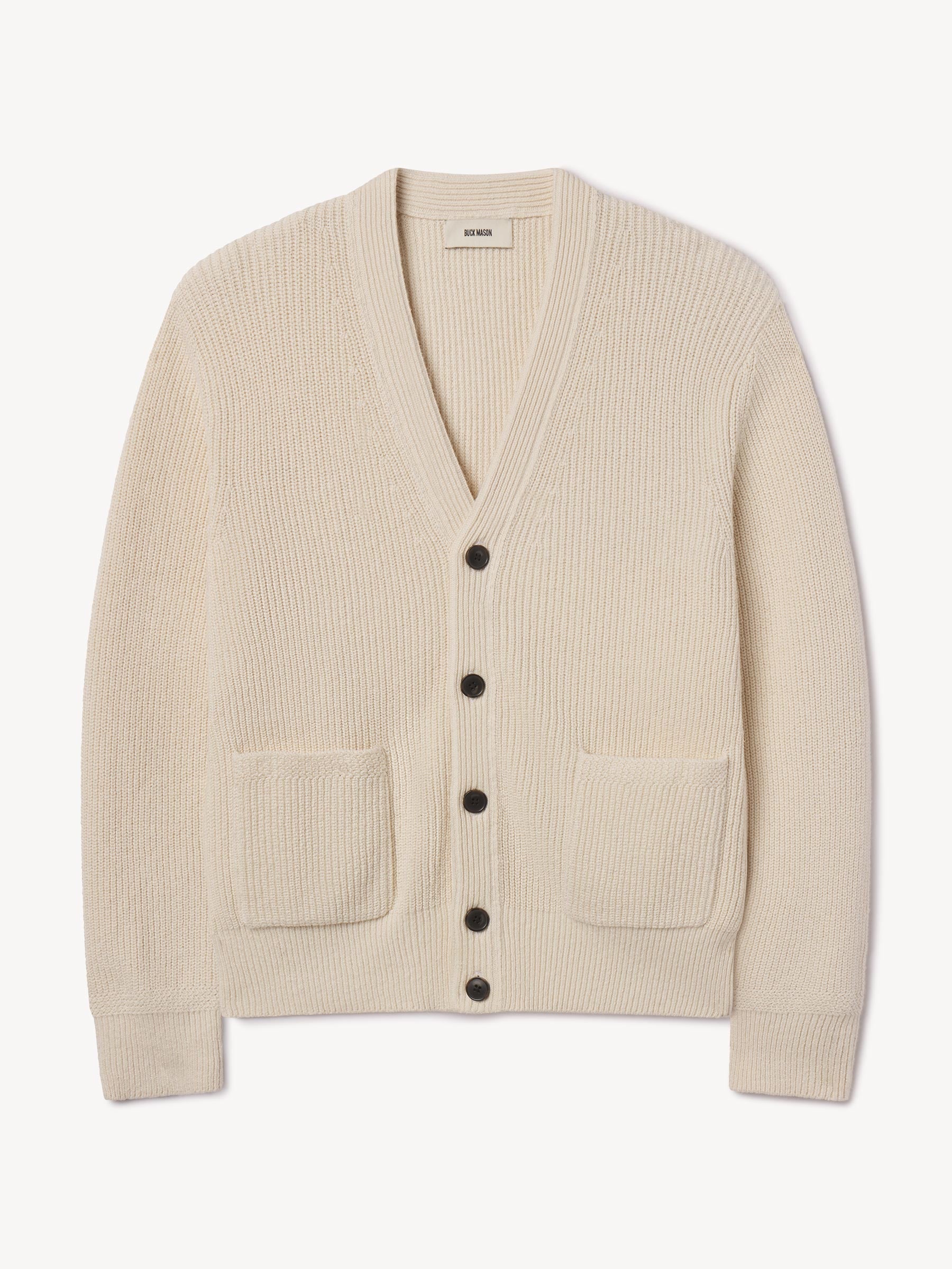 Sand Dollar Seafarer Cotton Rib Cardigan