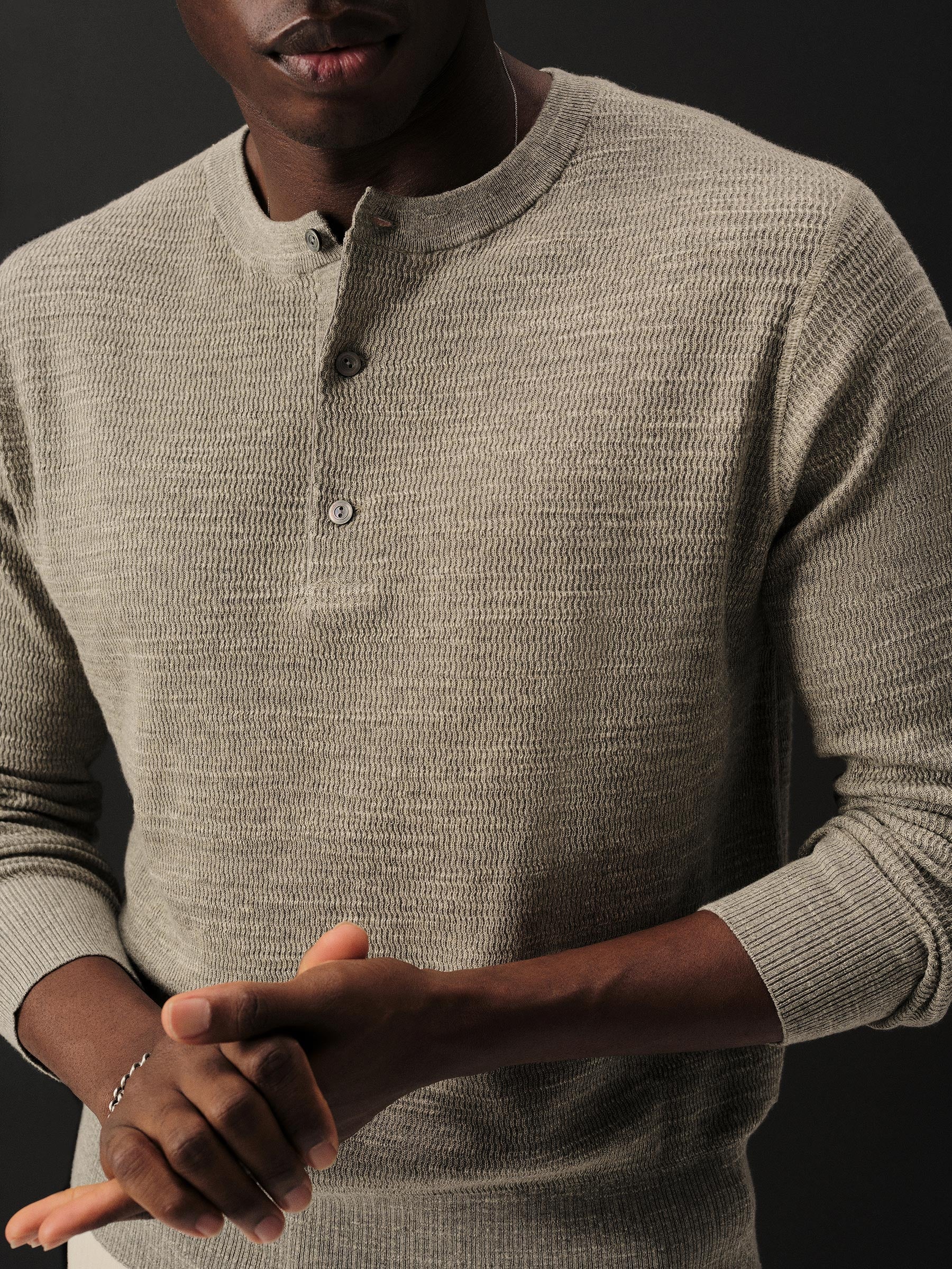 Heather Grey Daybreak Knit Rower