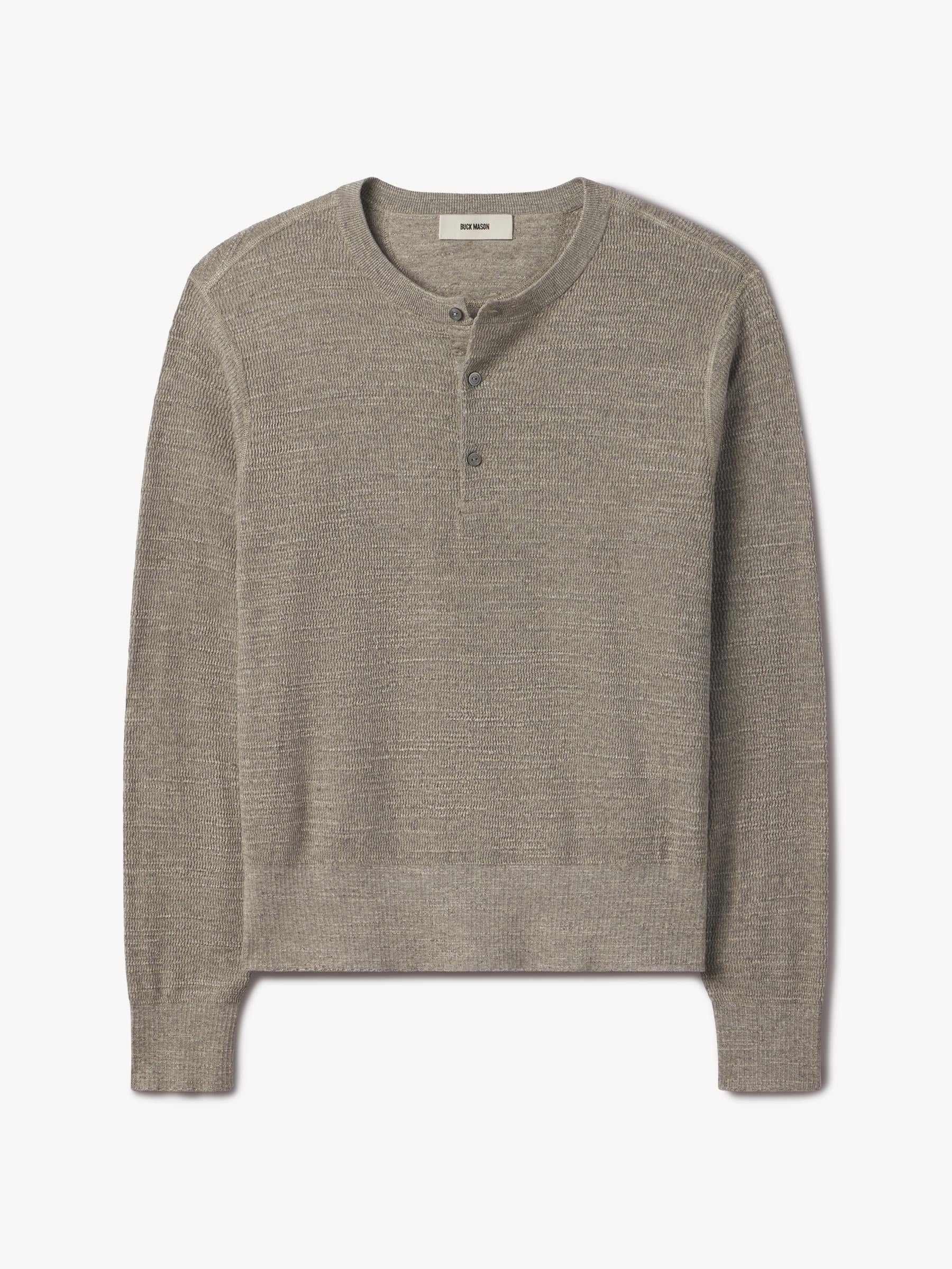 Alternative view of Heather Grey Daybreak Knit Rower