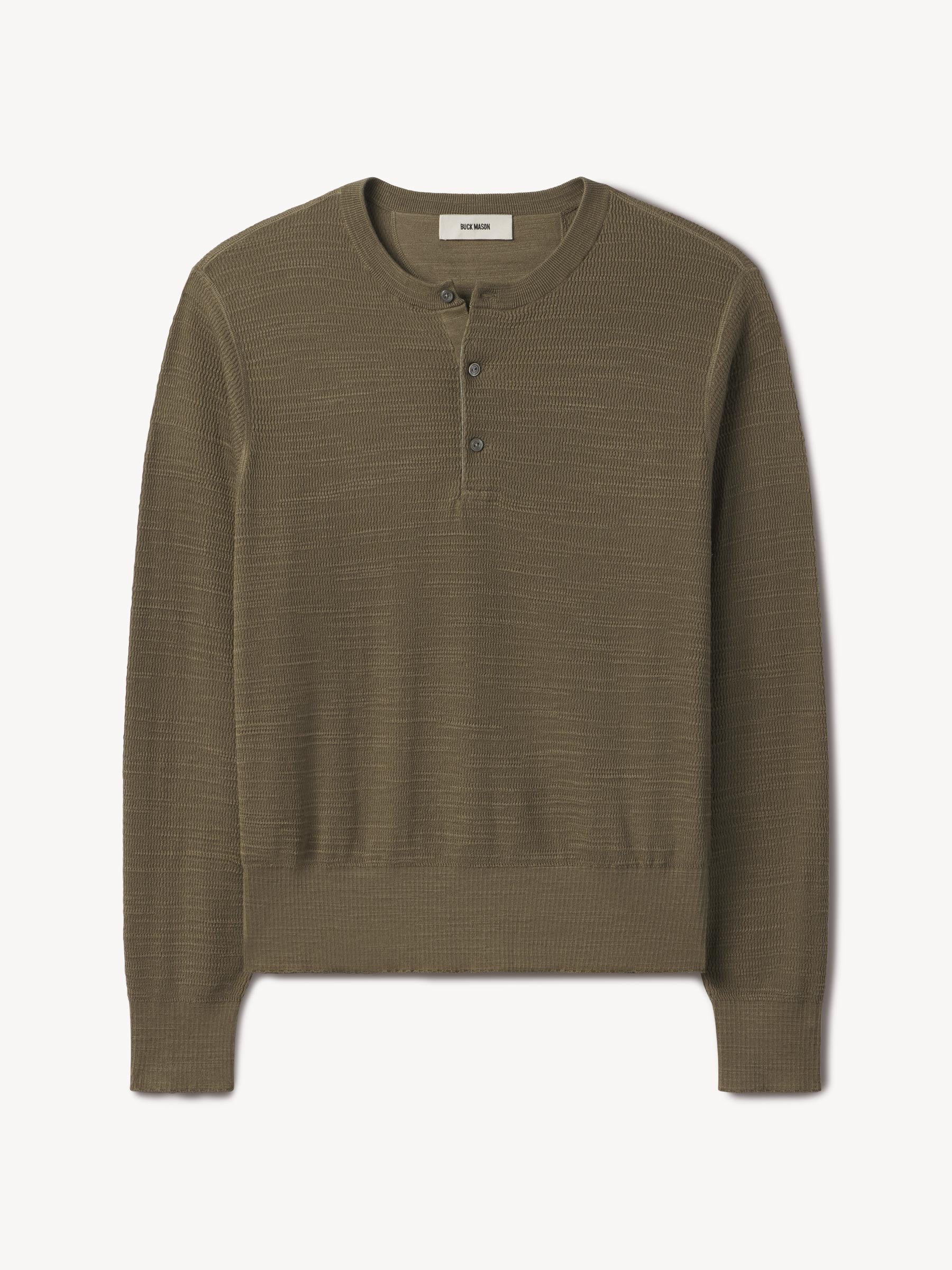 Olive Daybreak Knit Rower