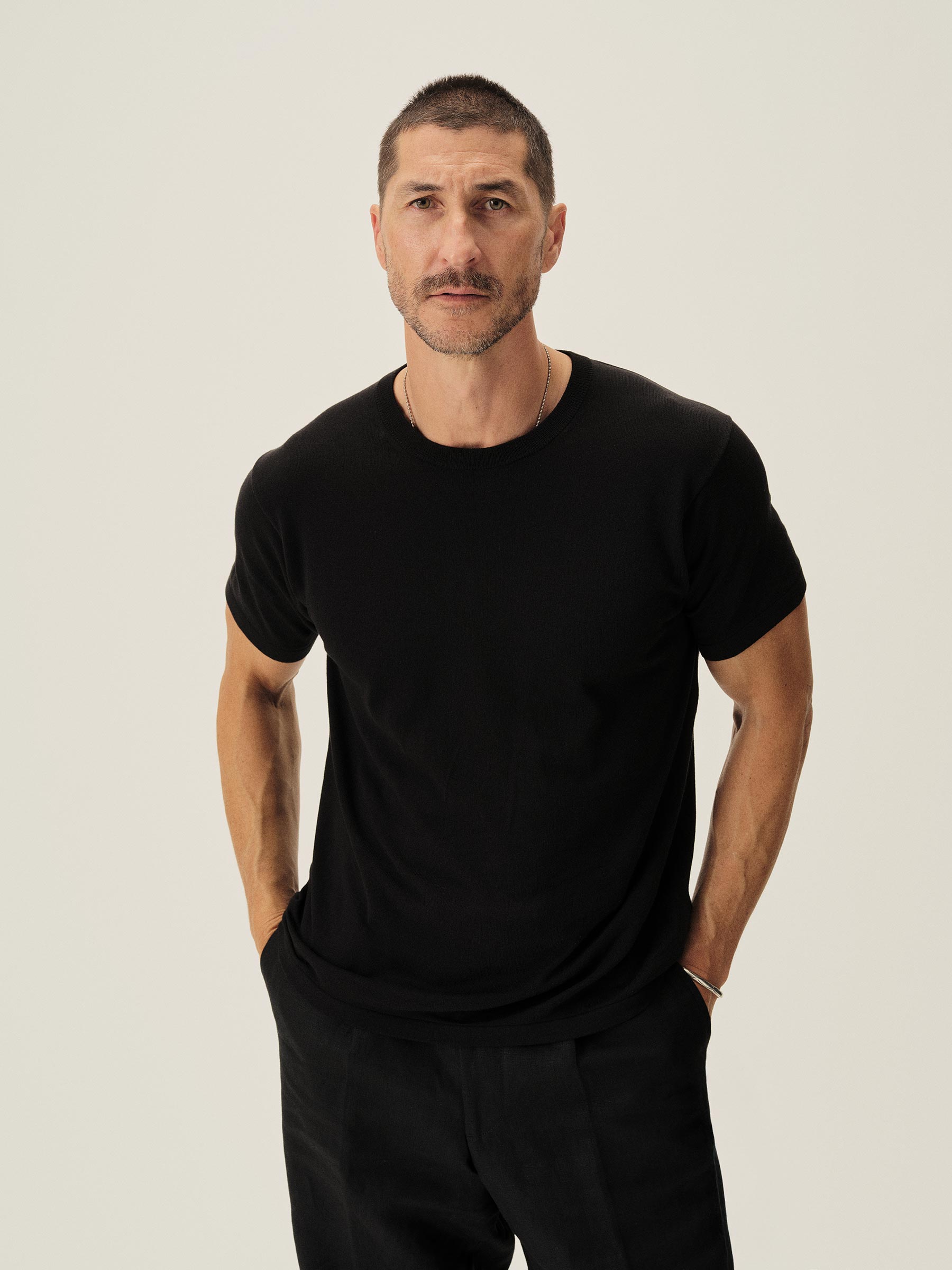 Alternative view of Black Como Cashmere Crew