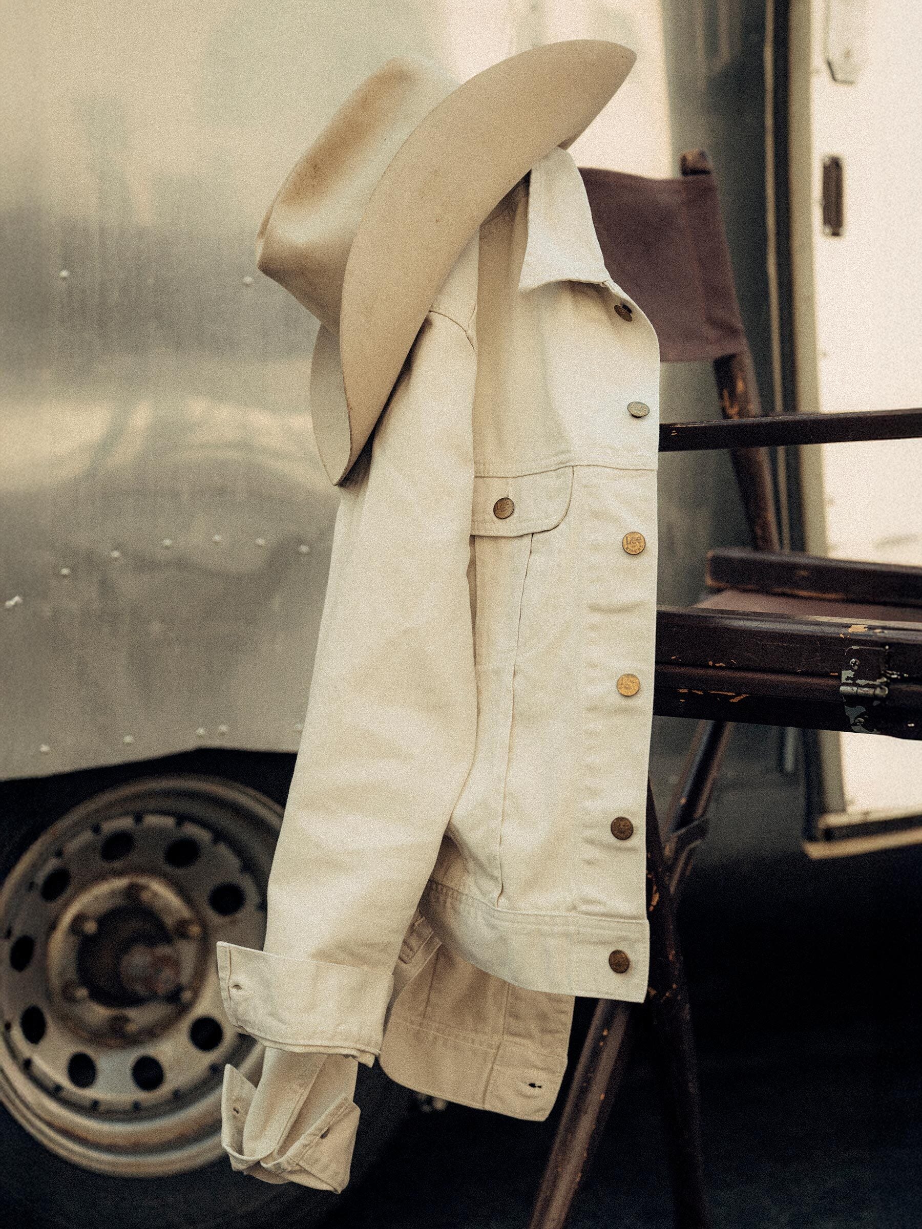 Natural Lee X Buck Mason Sateen Westerner Jacket