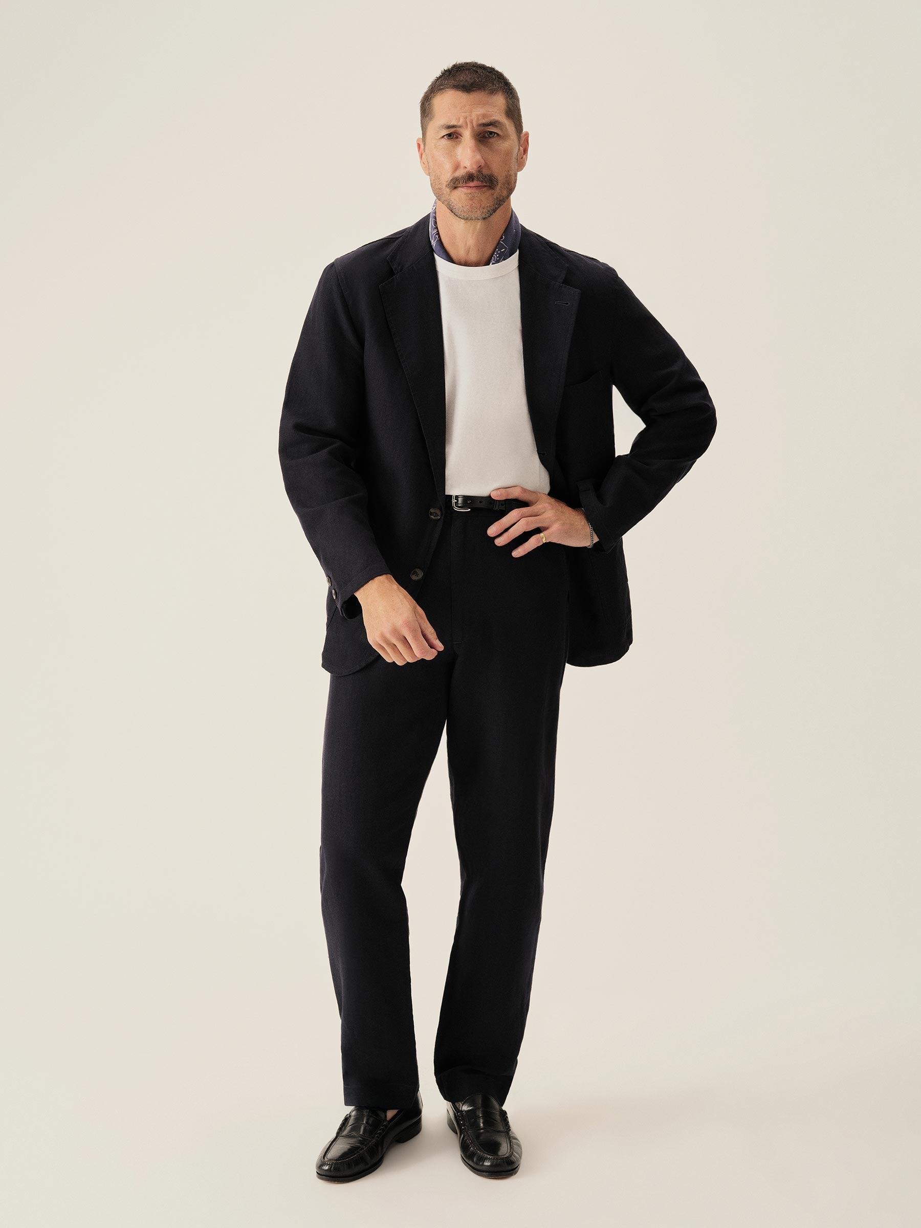 Alternative view of Dress Navy Capitola Linen Carry-On Jacket