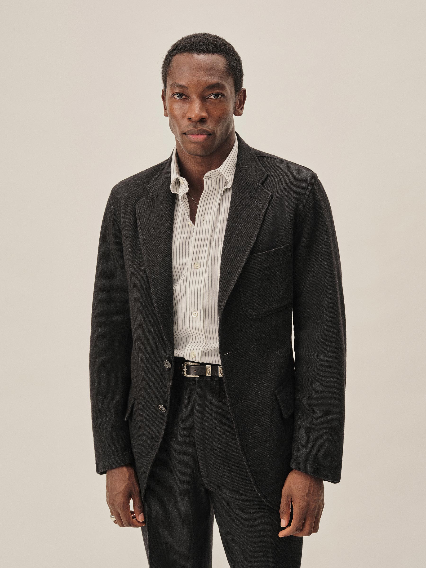 Alternative view of Charcoal Cloudloom Cotton Wool Carry-On Jacket