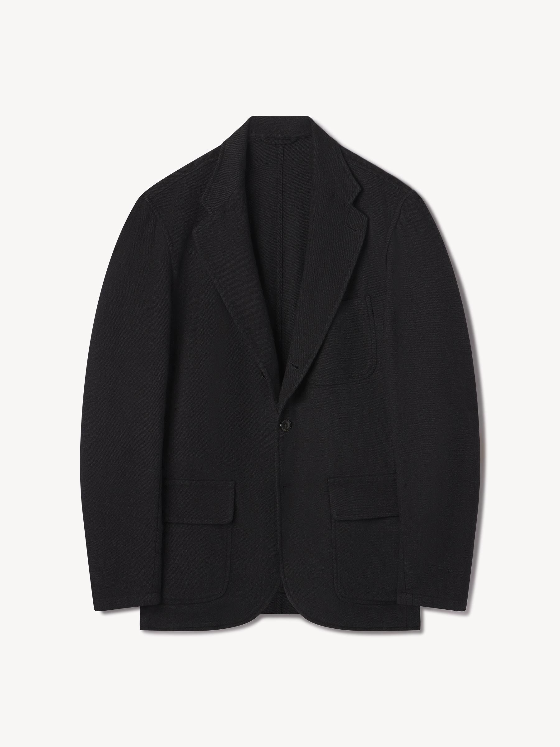 Charcoal Cloudloom Cotton Wool Carry-On Jacket