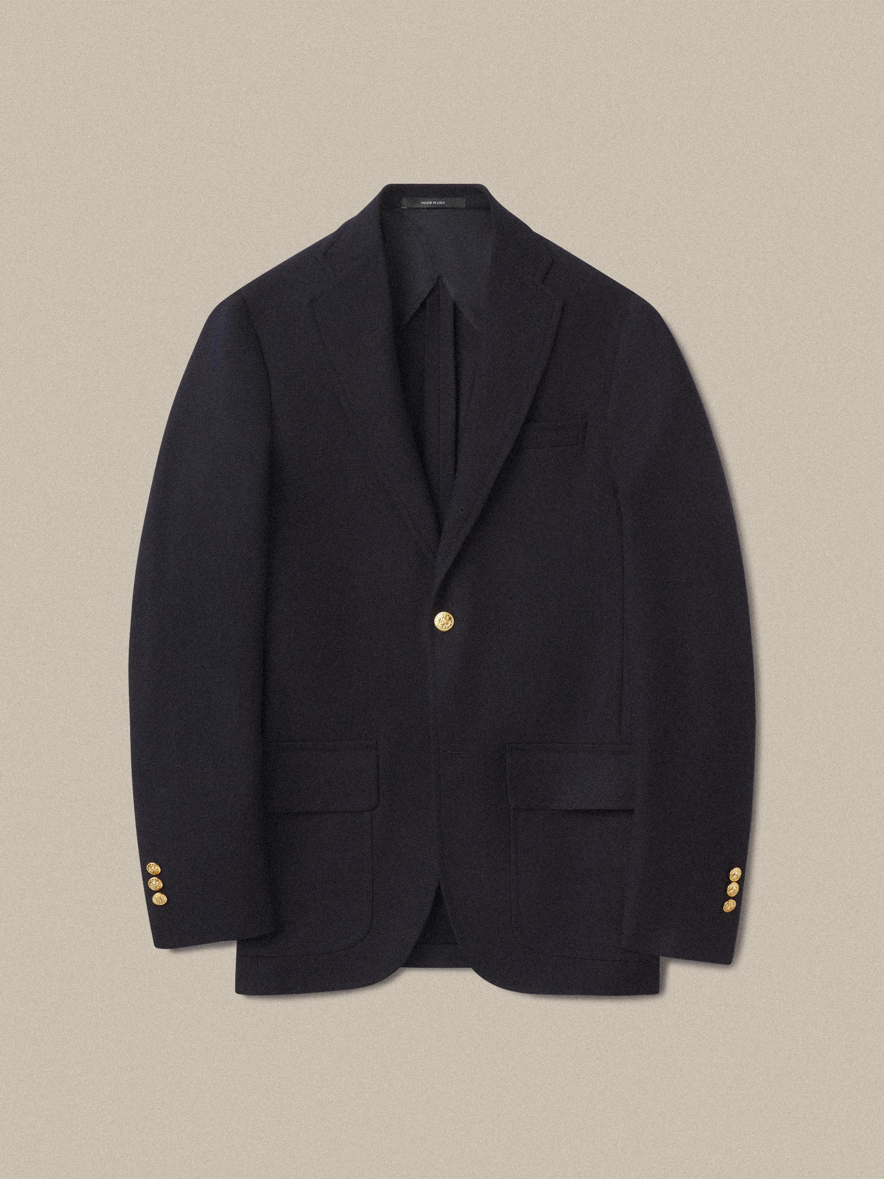 J.Press × Buck Mason Dress Navy English Wool Usa Blazer