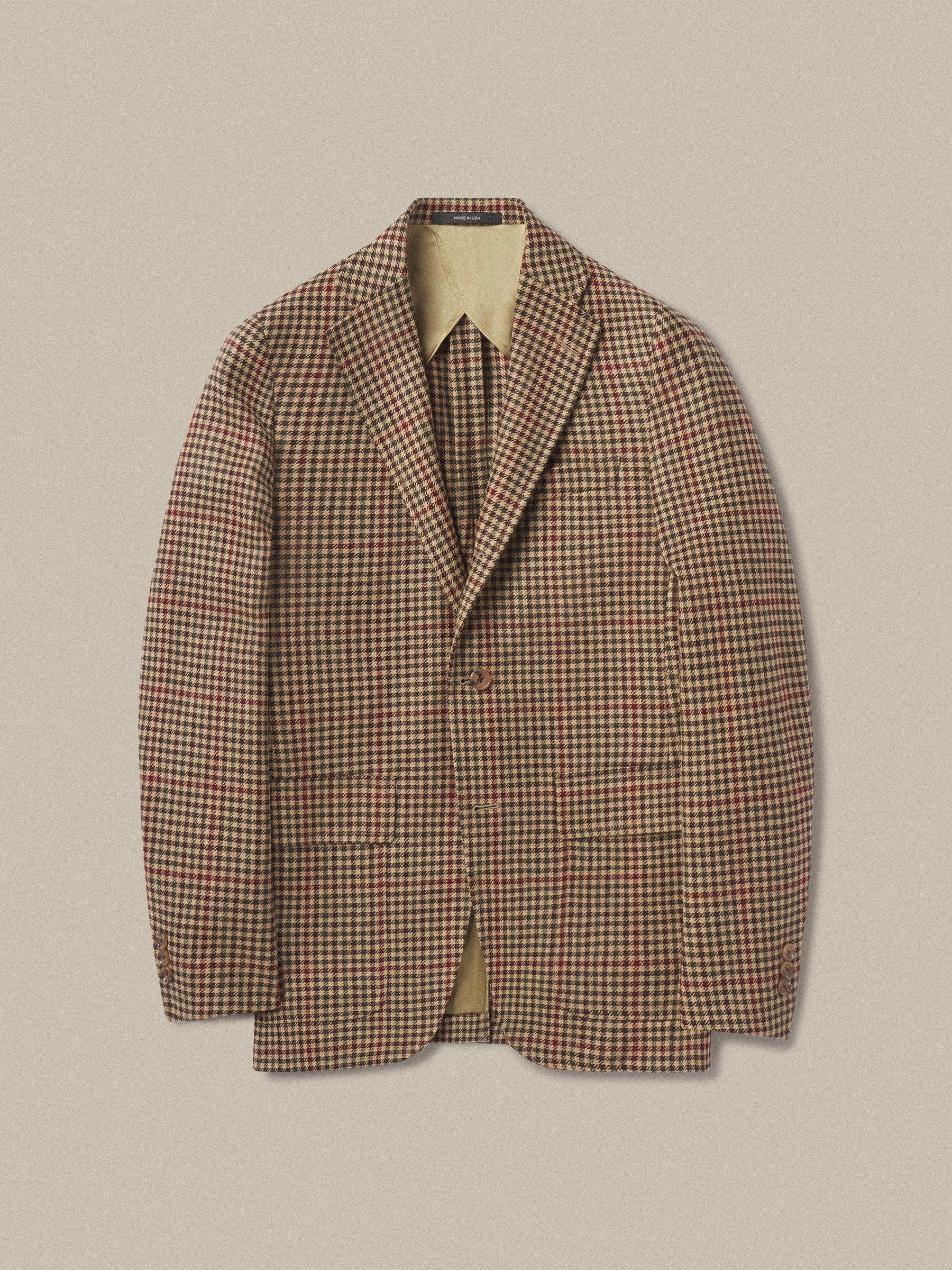 J.Press × Buck Mason Hawthorn Gun Club Lovat Tweed Usa Sportcoat