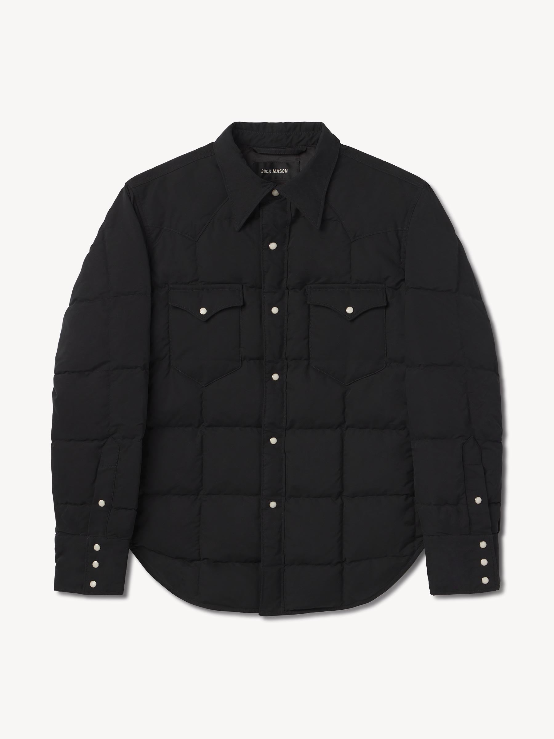 Black Thundercloud Quilted Western Jacket