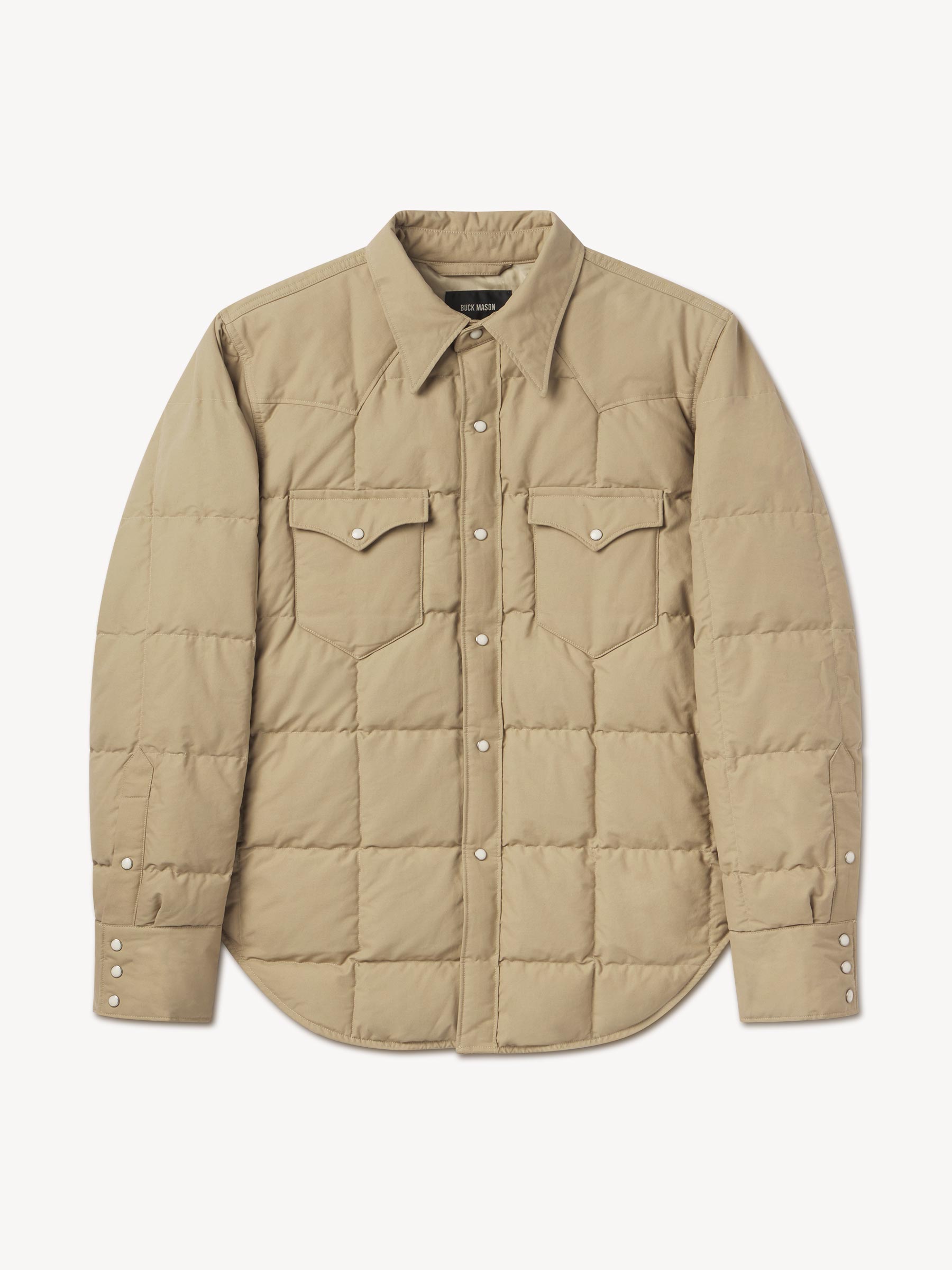 Alternative view of Uniform Khaki Thundercloud Quilted Western Jacket
