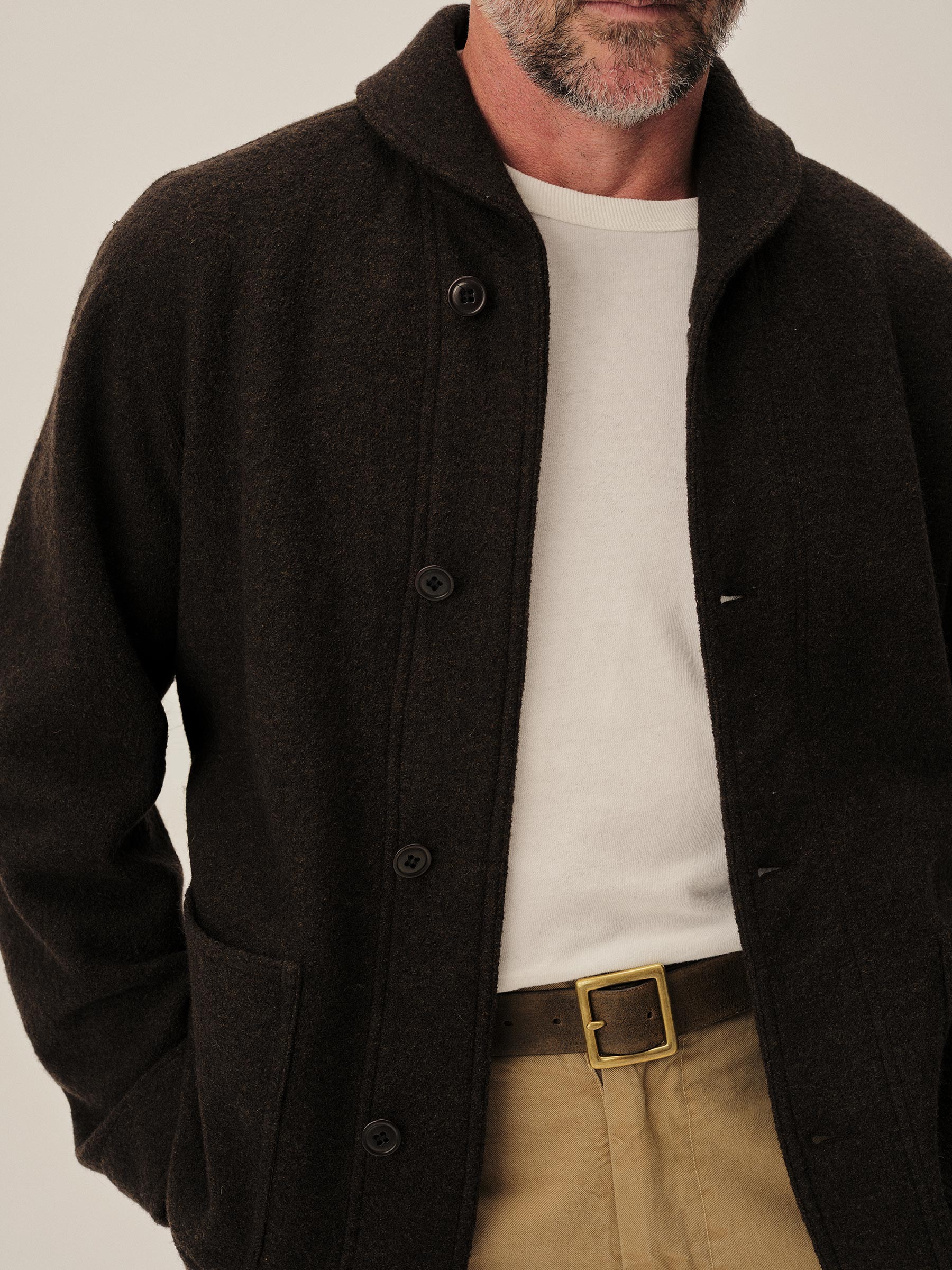 Alternative view of Deep Root Felted Shawl Coat