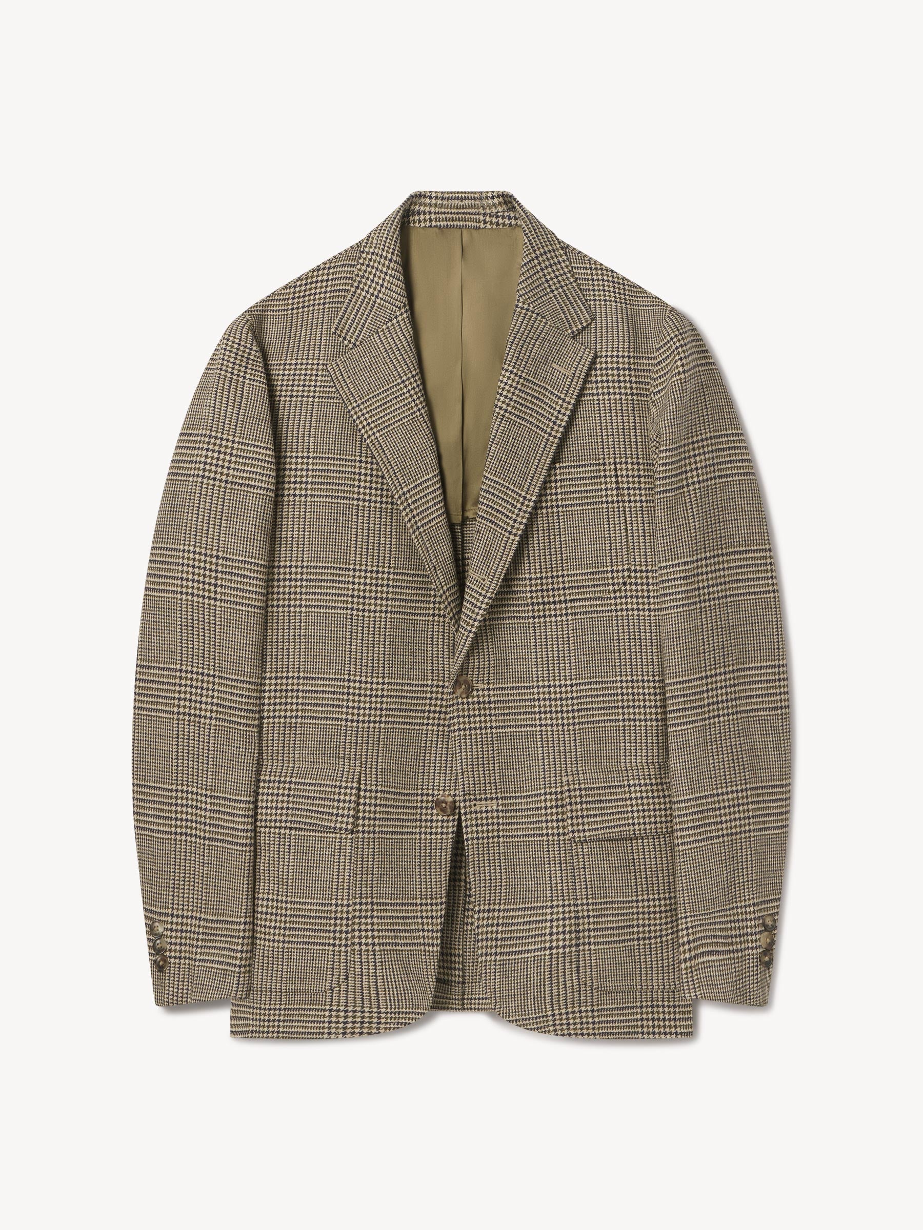 Alternative view of Olive / Blue Humboldt Glen Plaid Tweed Graduate Blazer