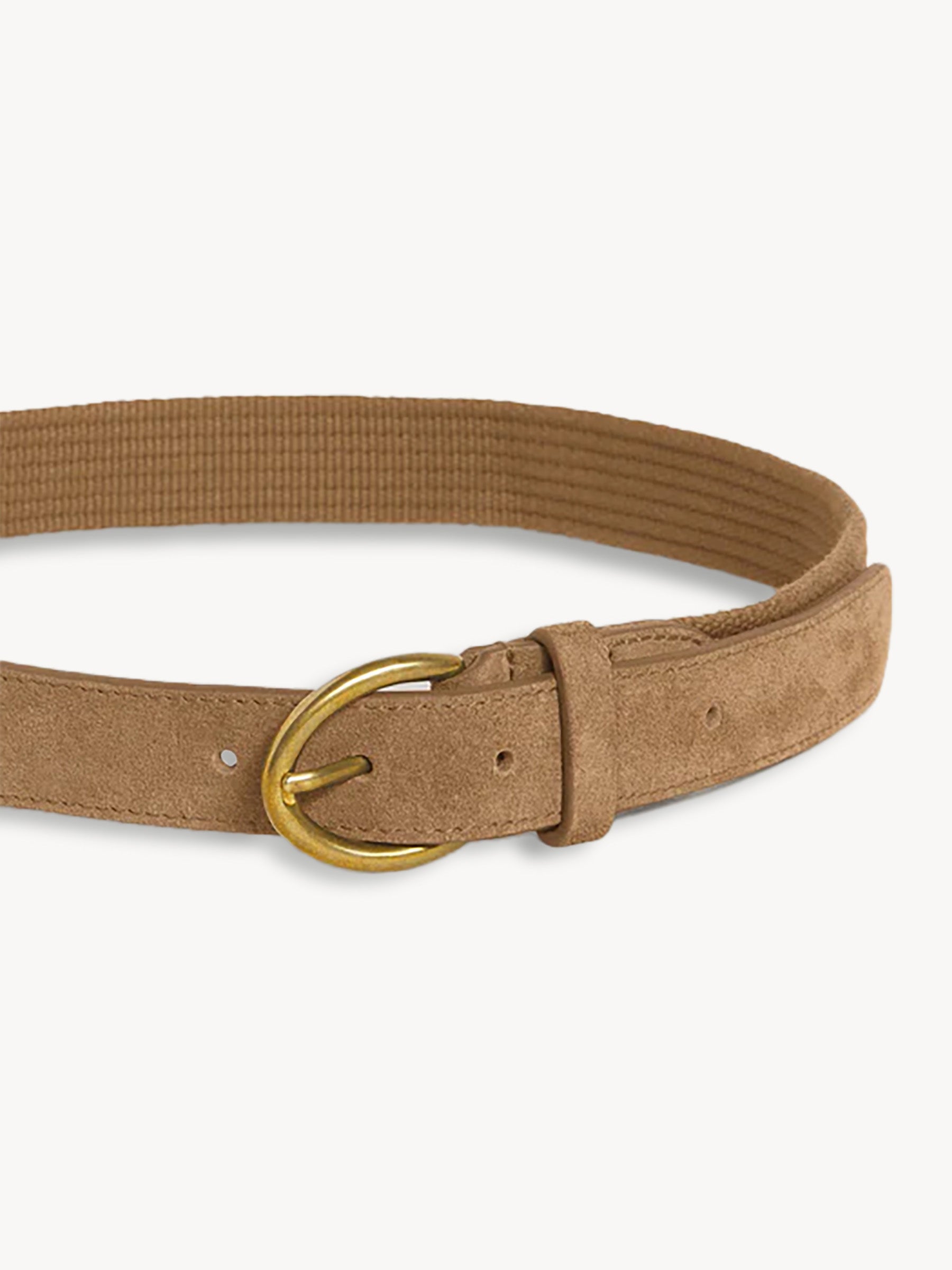 Alternative view of Uniform Khaki Cotton Surcingle Belt