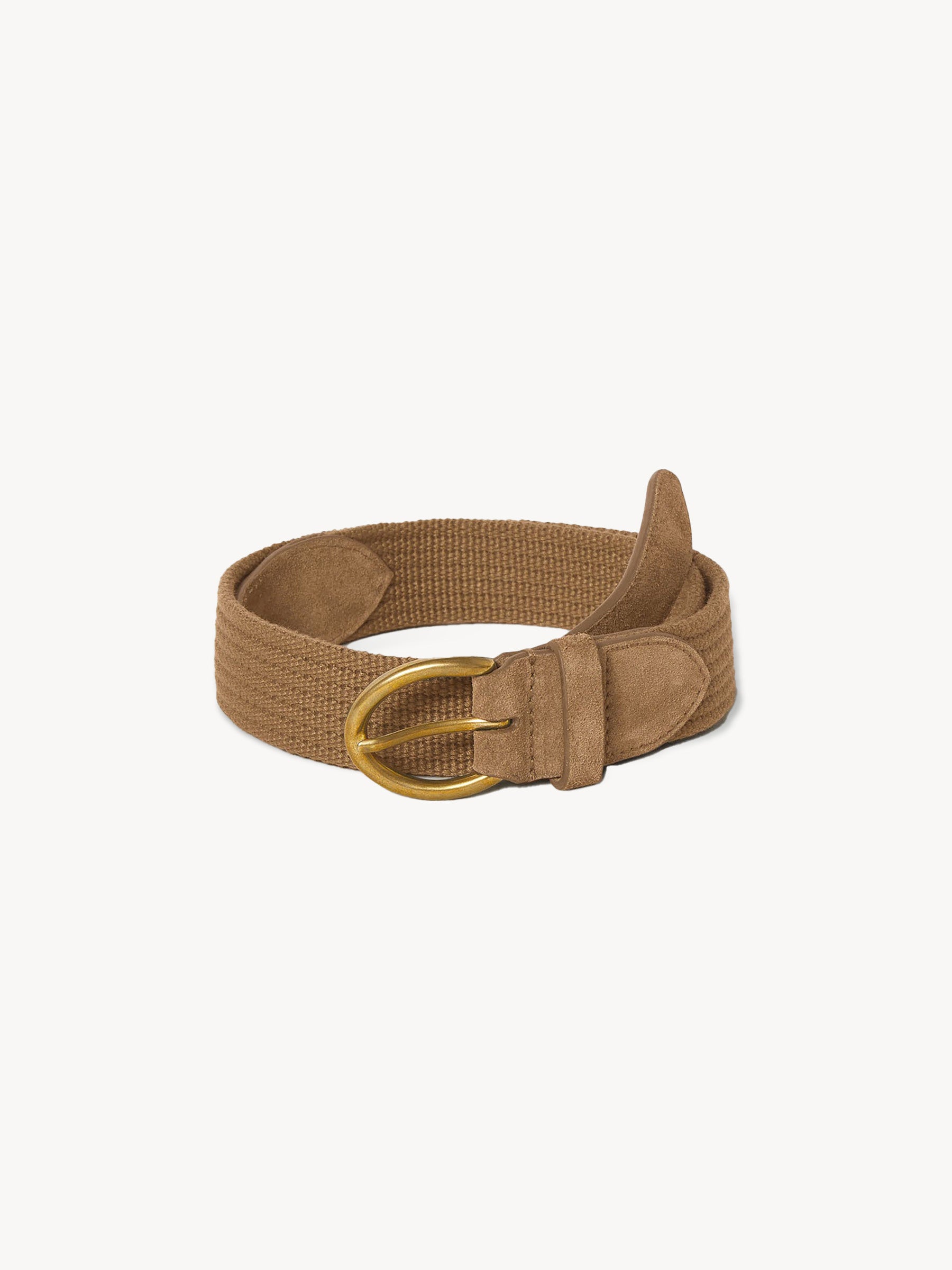 Uniform Khaki Cotton Surcingle Belt