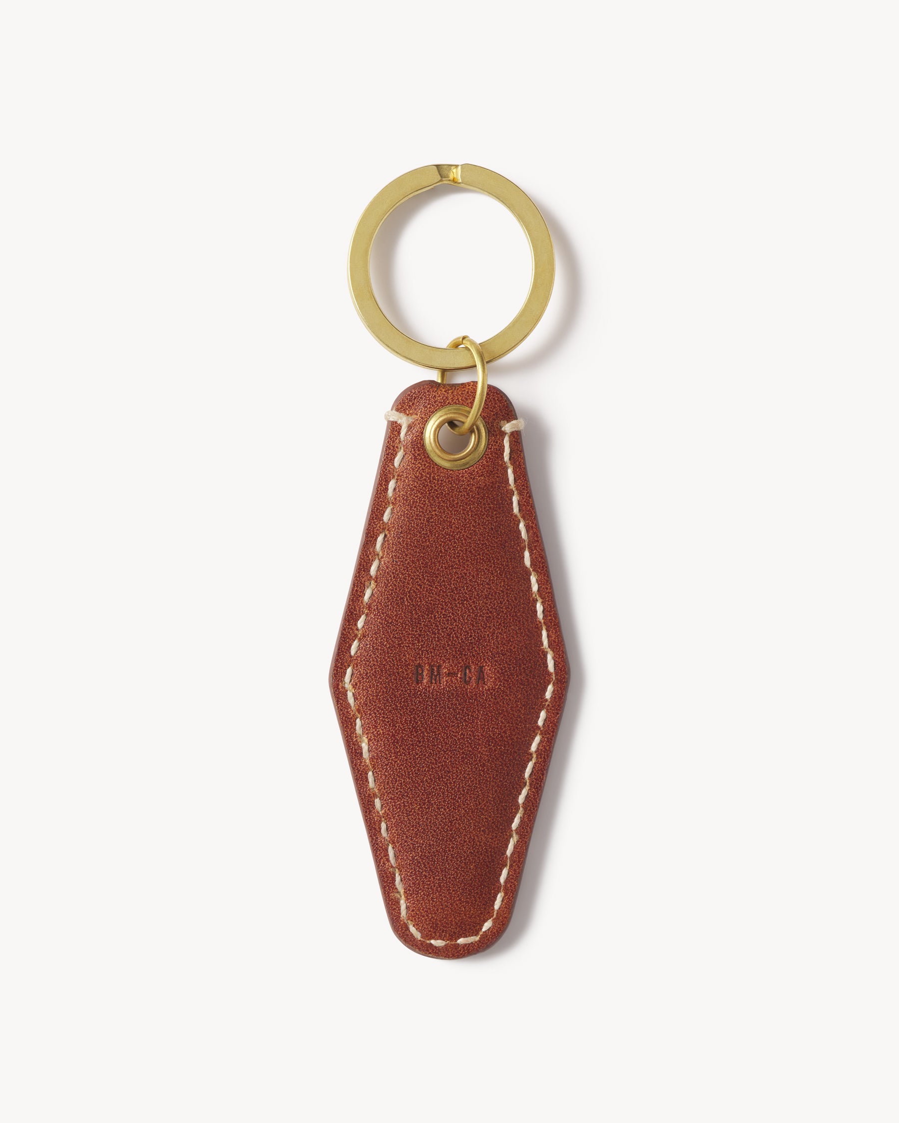 Alternative view of Cognac Countryman Full-Grain Leather Key Ring