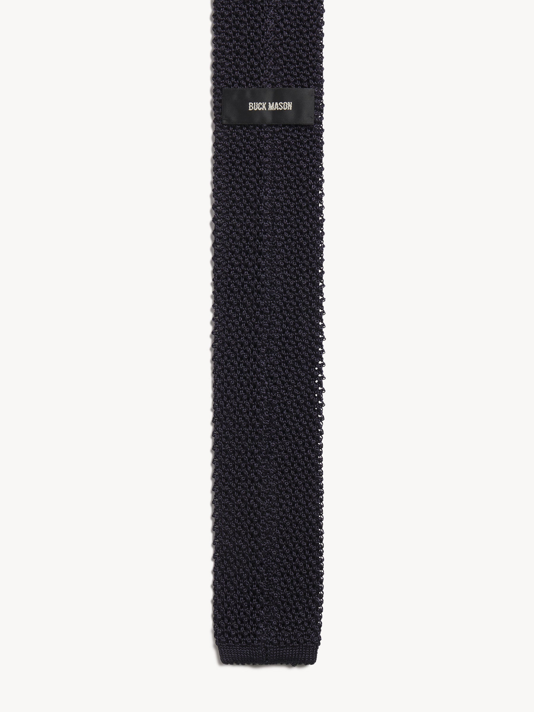 Alternative view of Navy Italian Silk Knit Tie