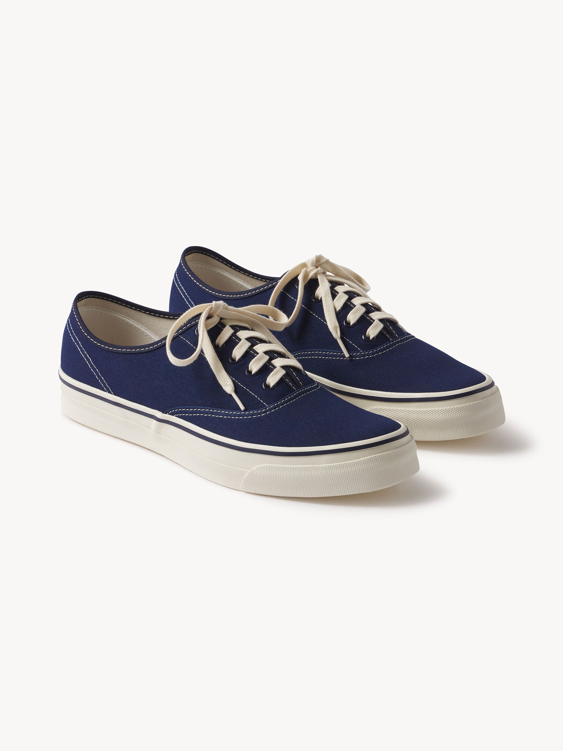 Indigo Moonstar X Buck Mason Canvas Deck Shoe