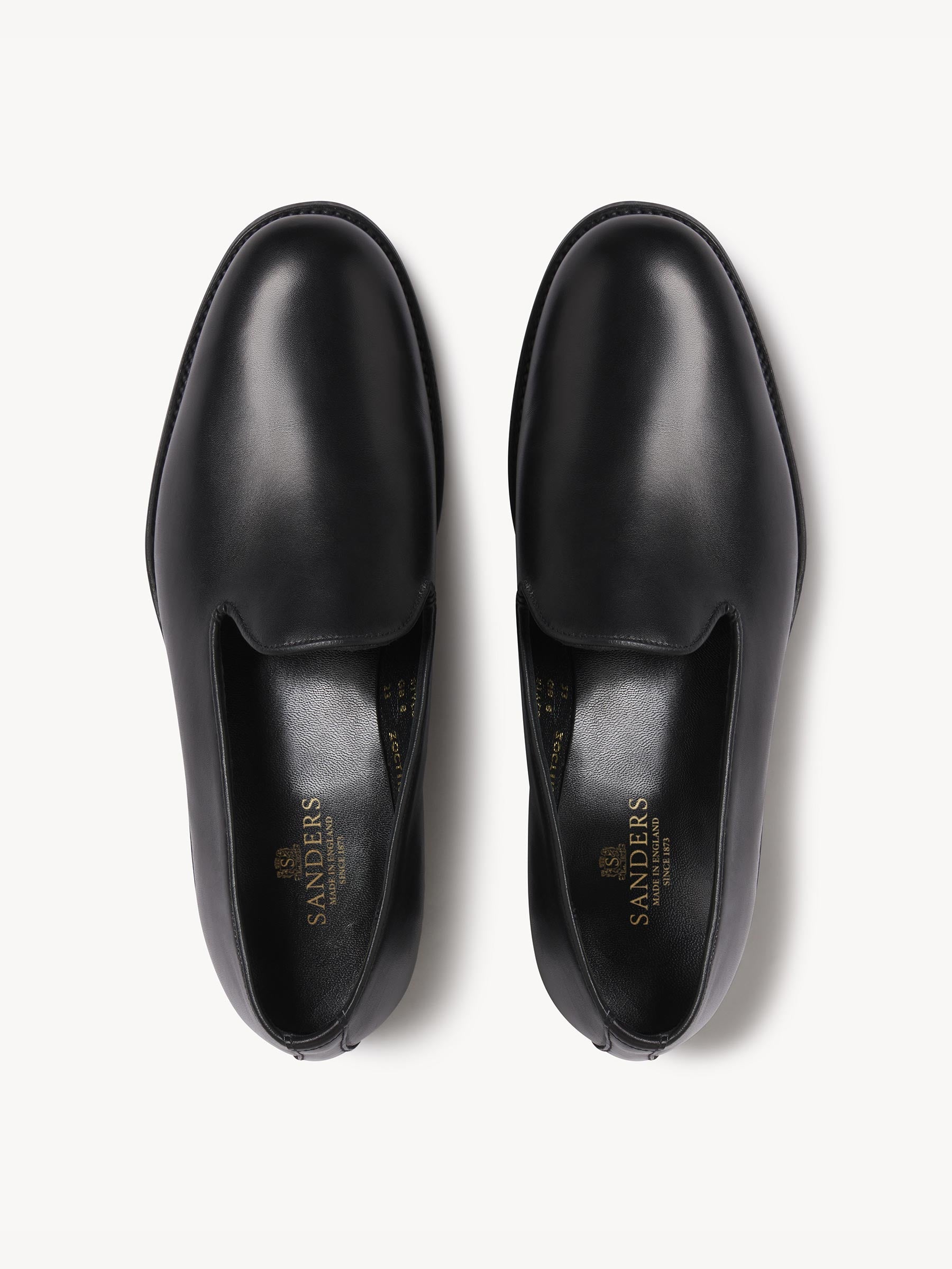 Alternative view of Black Sanders x Buck Mason Leather Wholecut Loafer