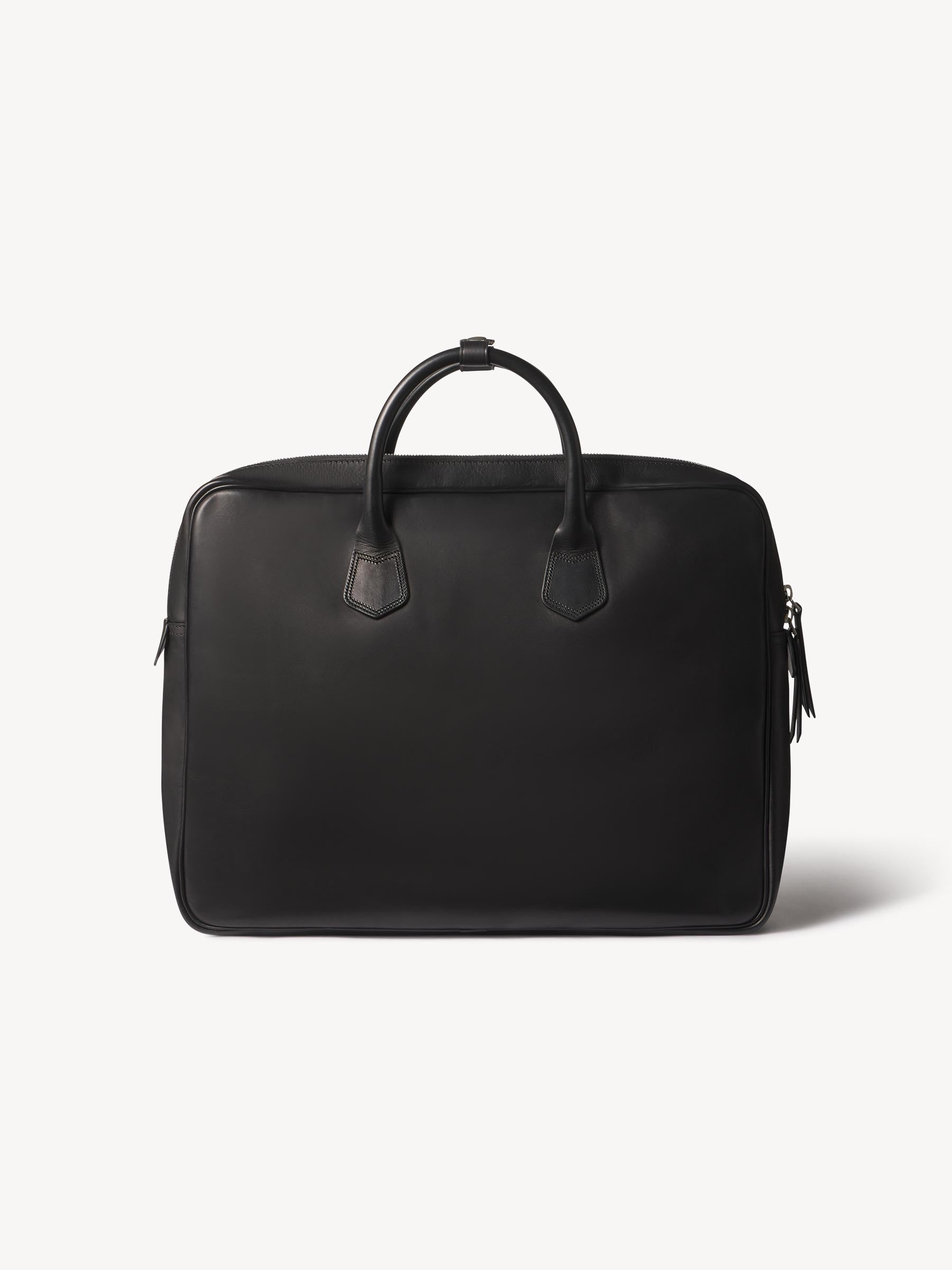 Black Italian Leather Dispatch Bag