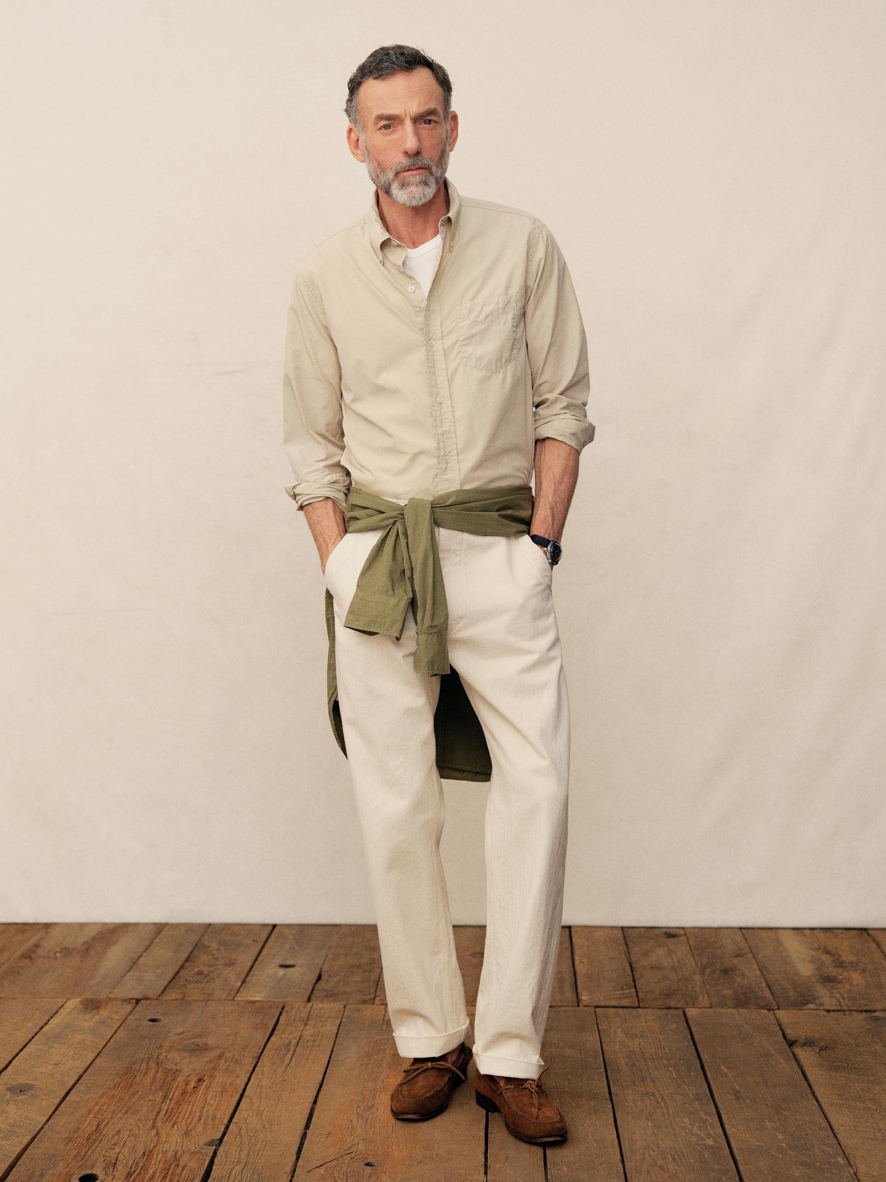 Alternative view of Riversand Skyline Poplin One Pocket BD Shirt