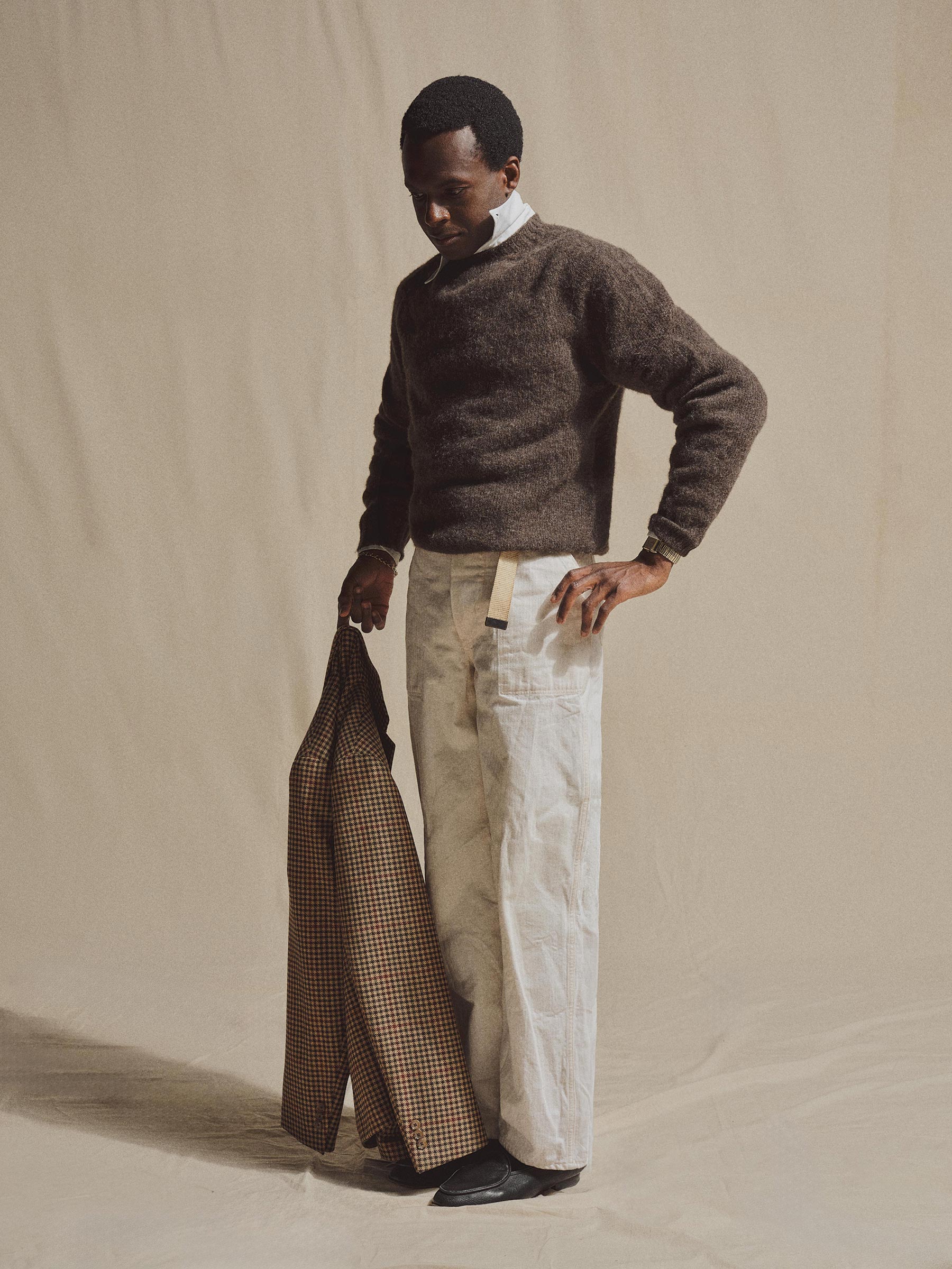 Alternative view of J.Press × Buck Mason Mole Shaggy Dog Sweater