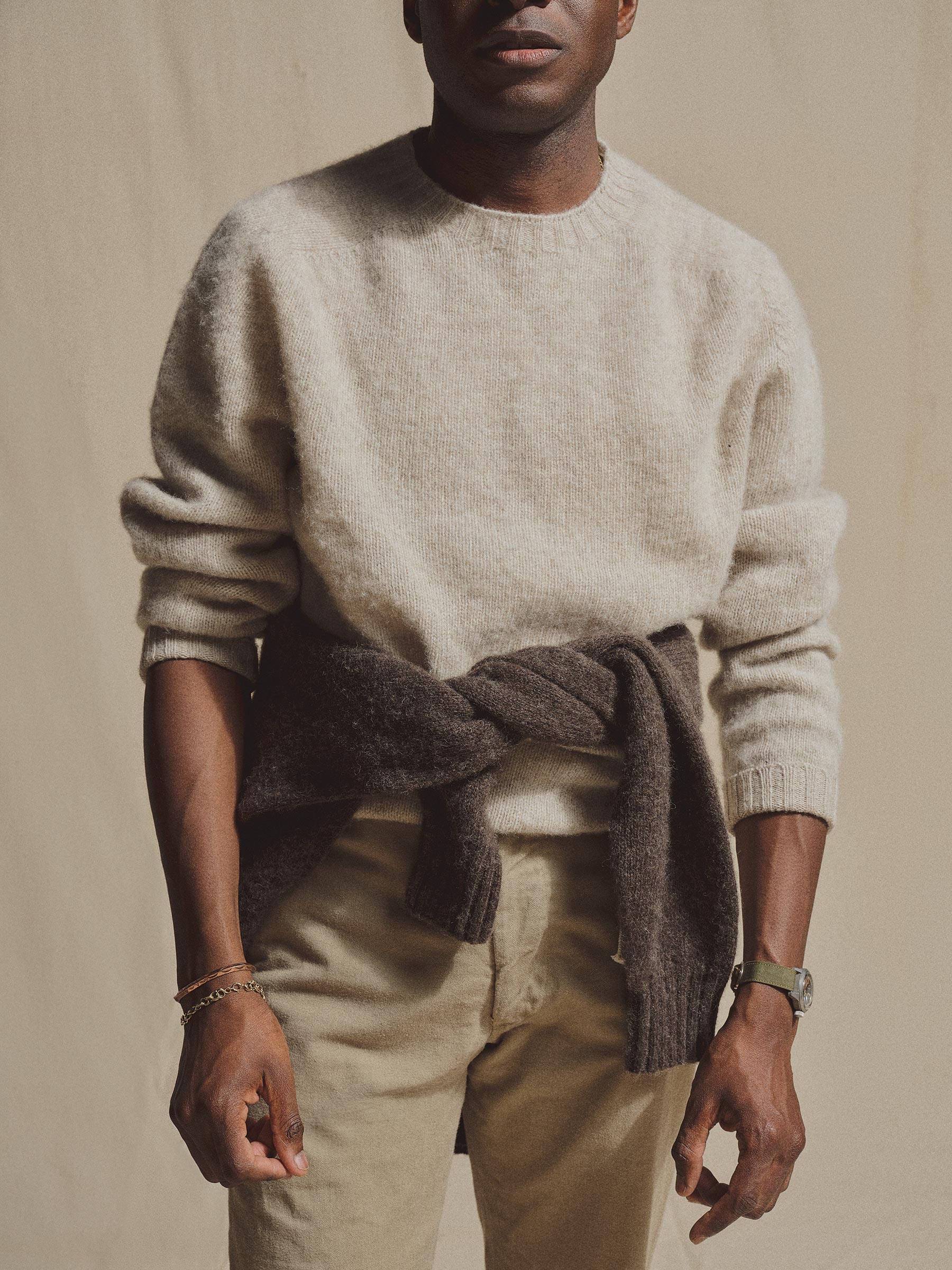 Alternative view of J.Press × Buck Mason Oyster Shaggy Dog Sweater