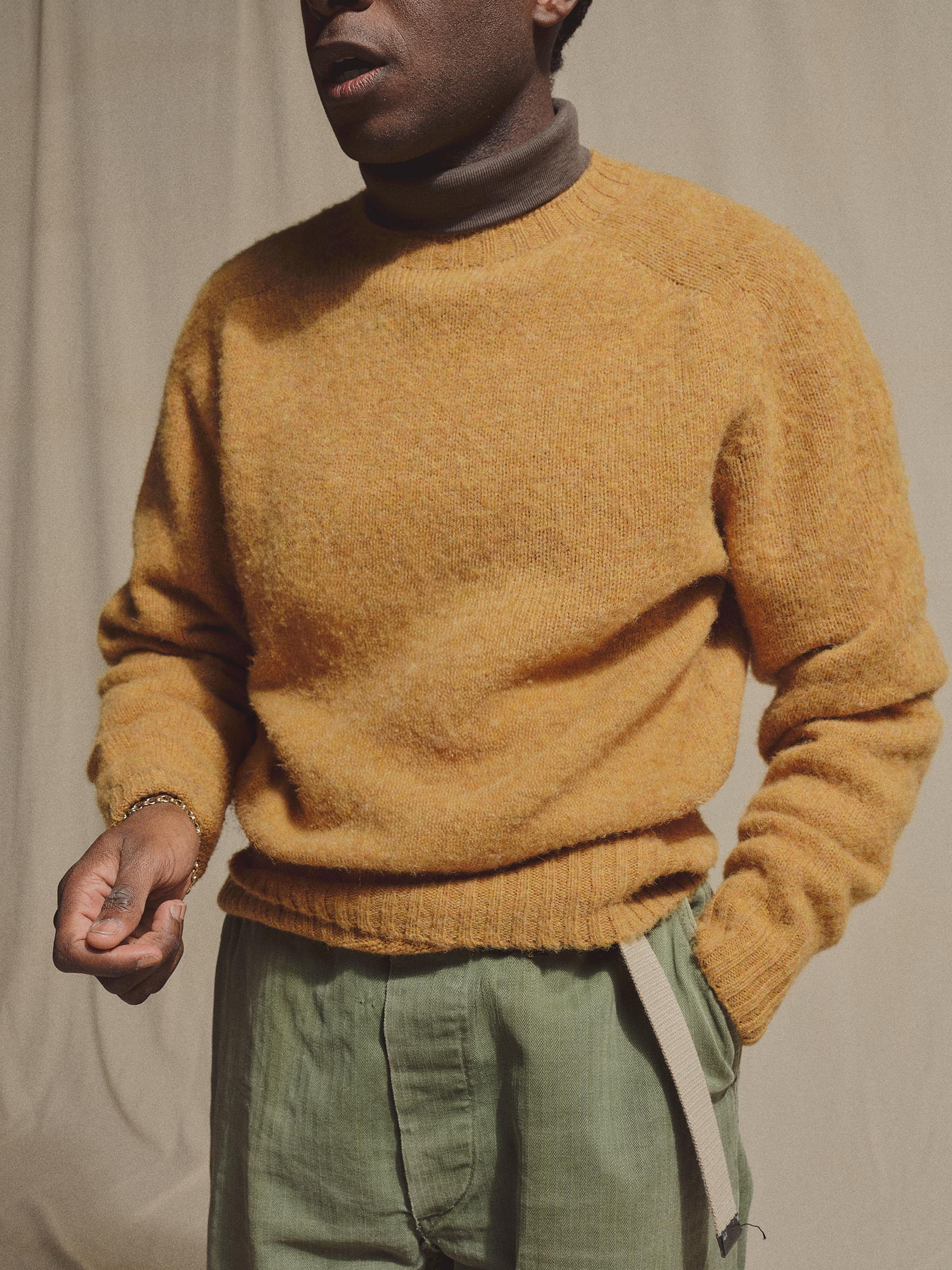 Alternative view of J.Press × Buck Mason Cumin Shaggy Dog Sweater