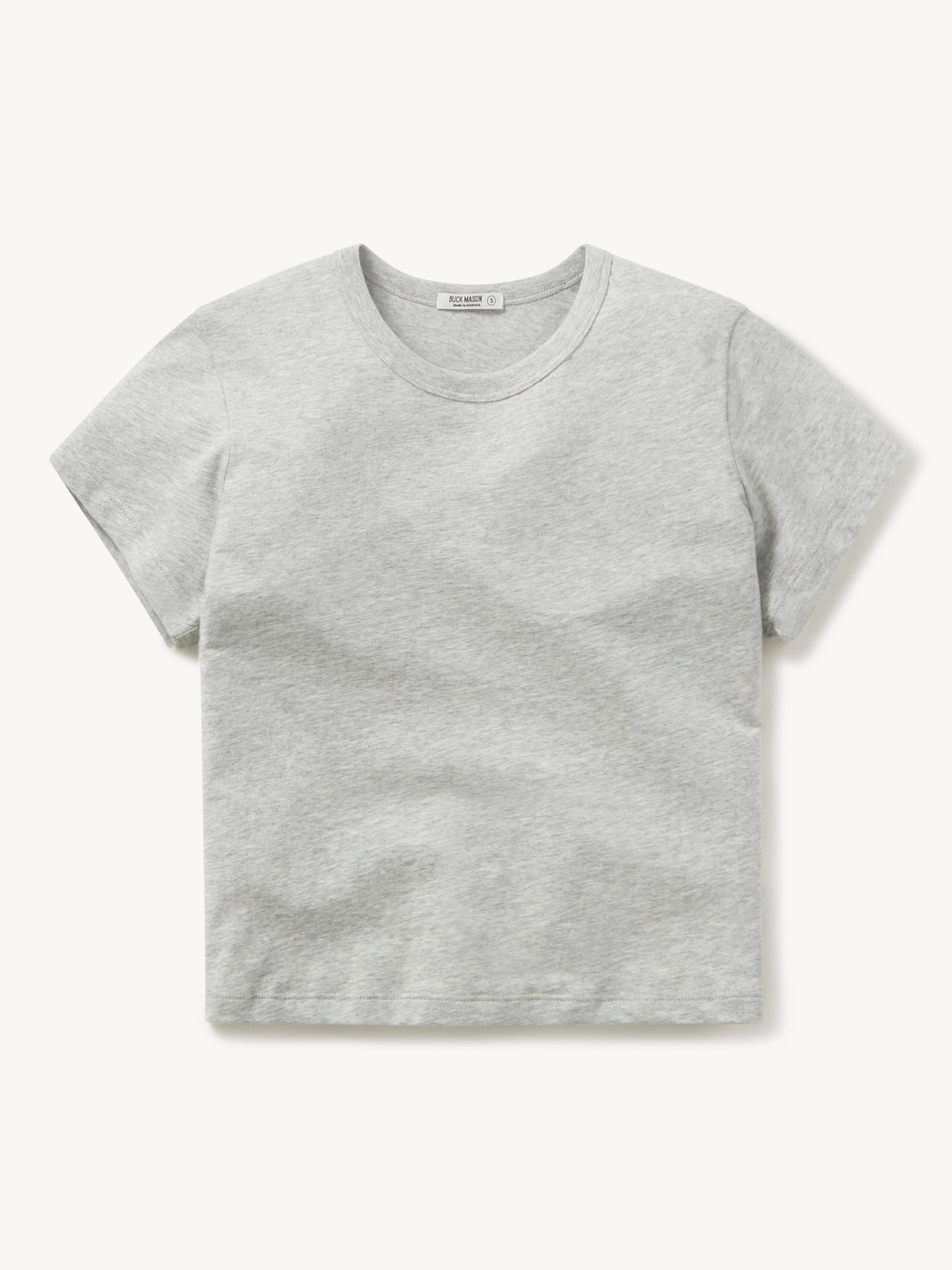 Graphite Pima Boxy Crew