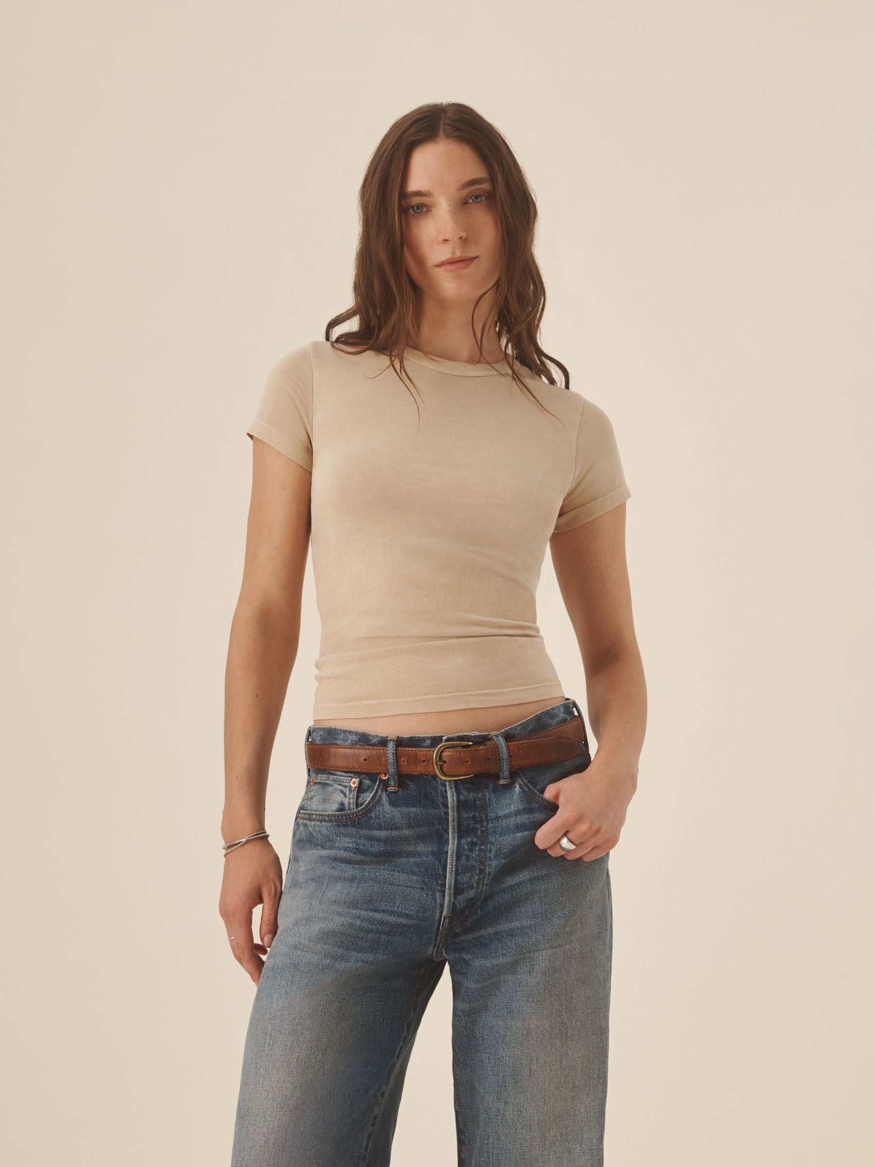 Wicker Pima Slim Crew