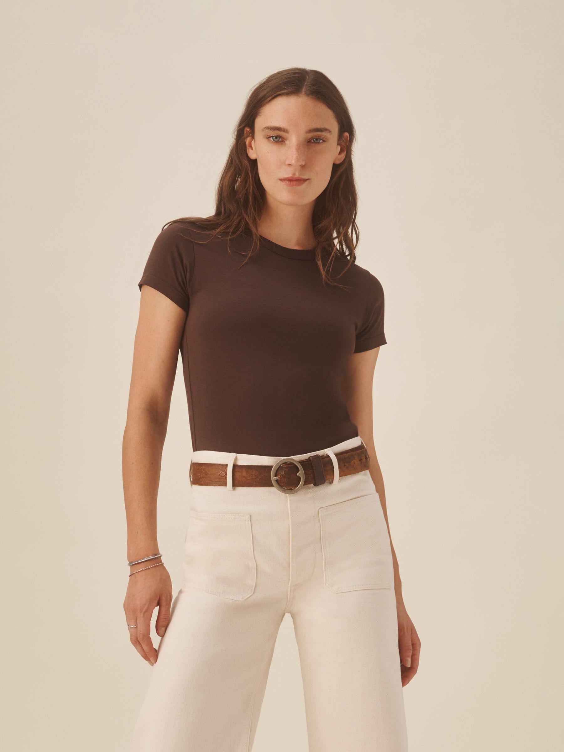 Hickory Pima Slim Crew