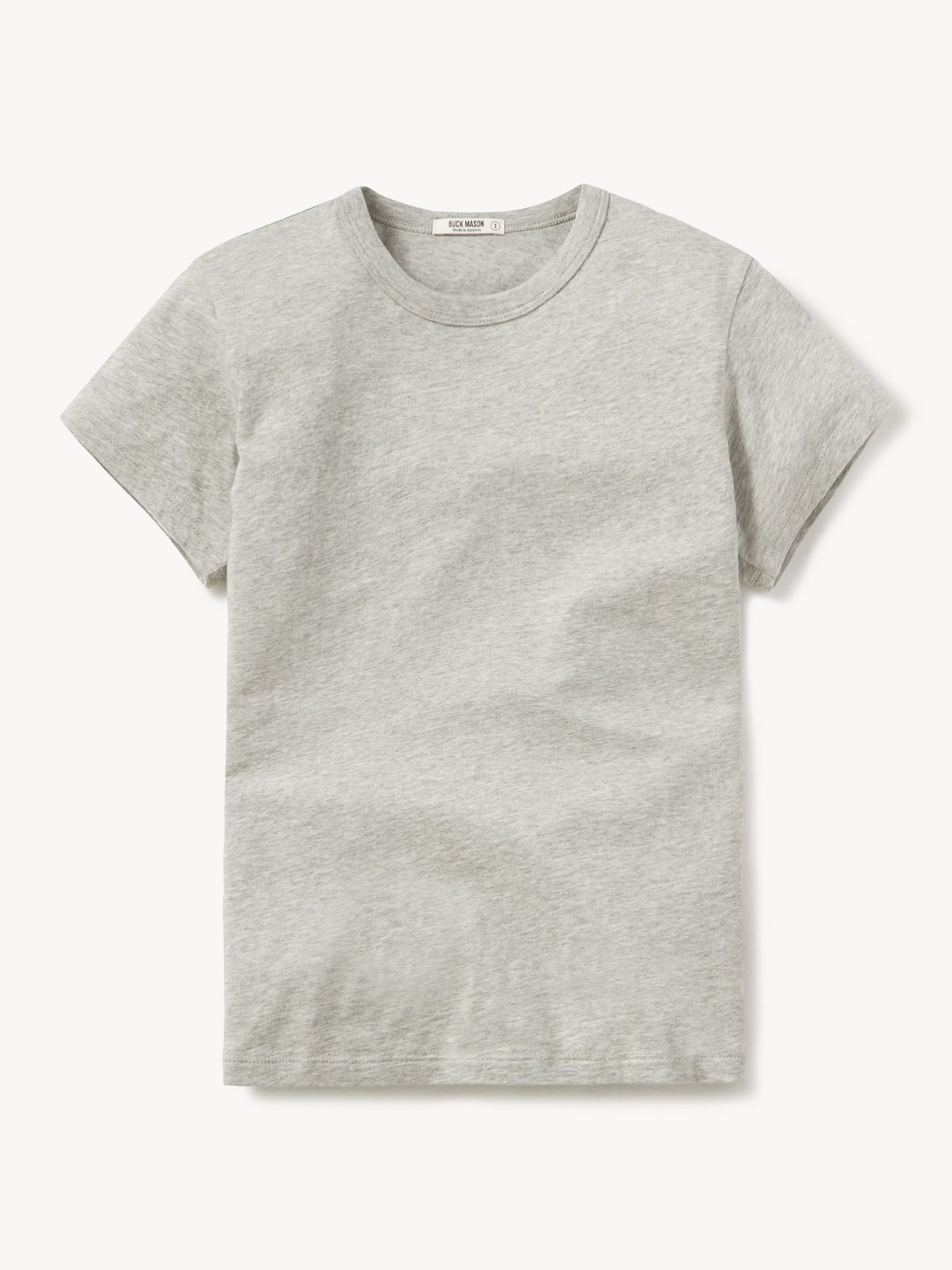 Graphite Pima Slim Crew