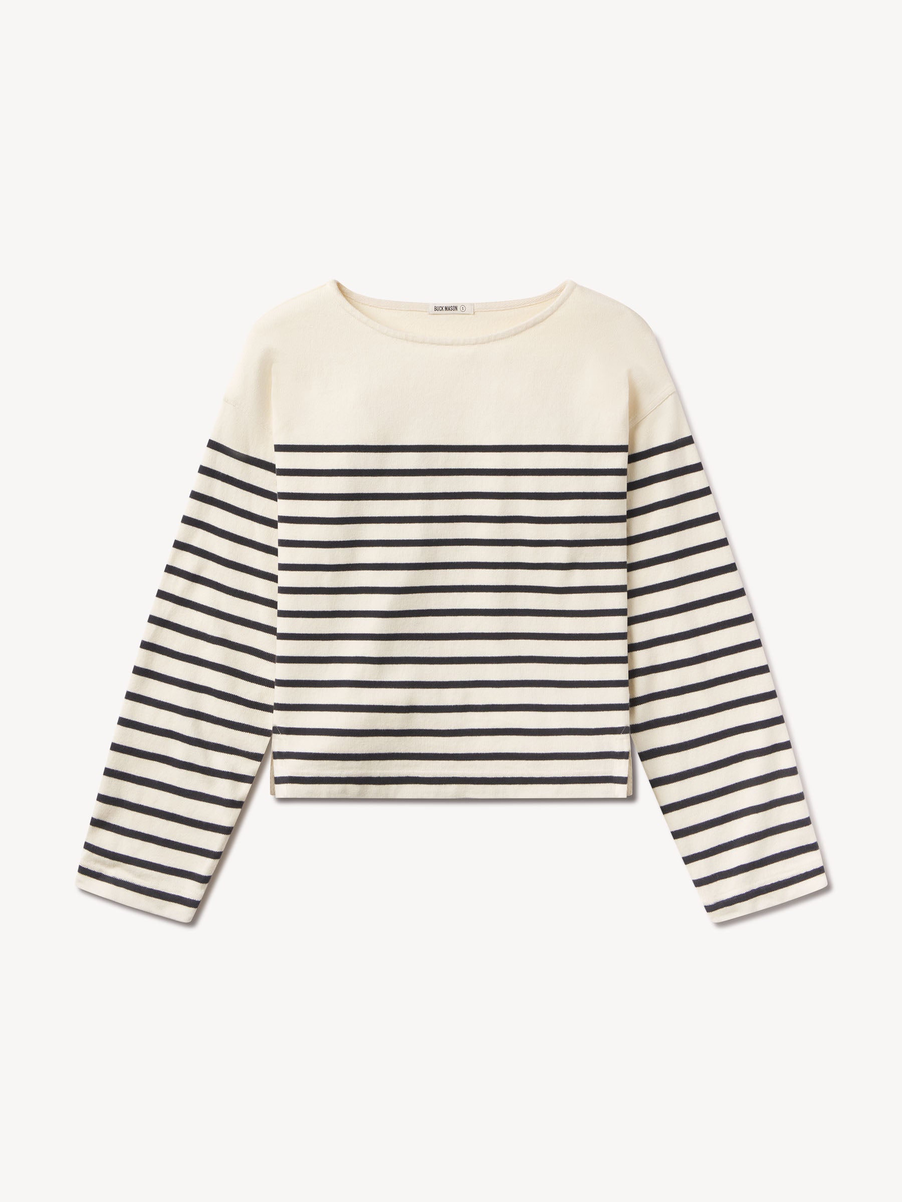 Alternative view of Natural / Dark Navy Stripe Catalina Breton Tee